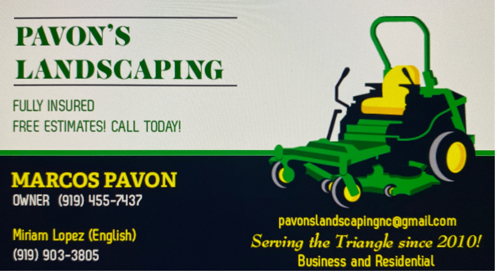 Pavon Landscaping Logo