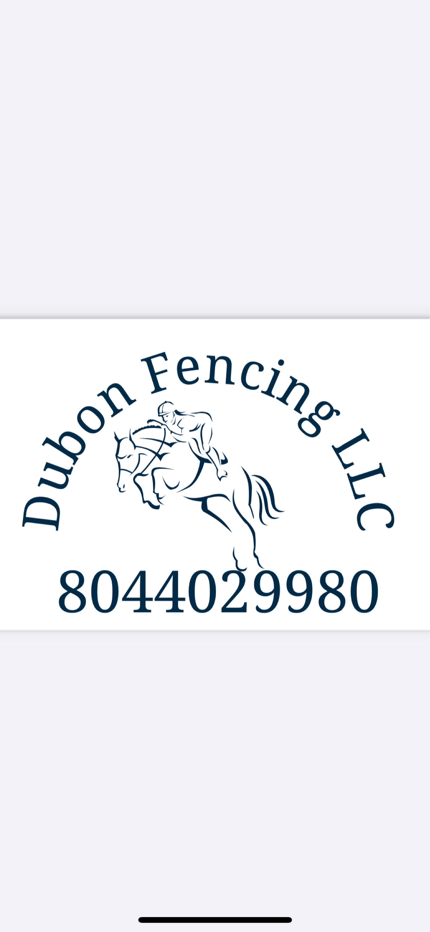 Dubon Fencing Logo