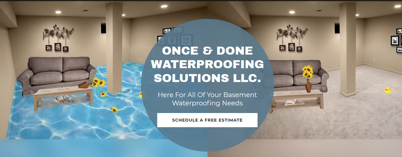 Once & Done Waterproofing Solutions, LLC Logo