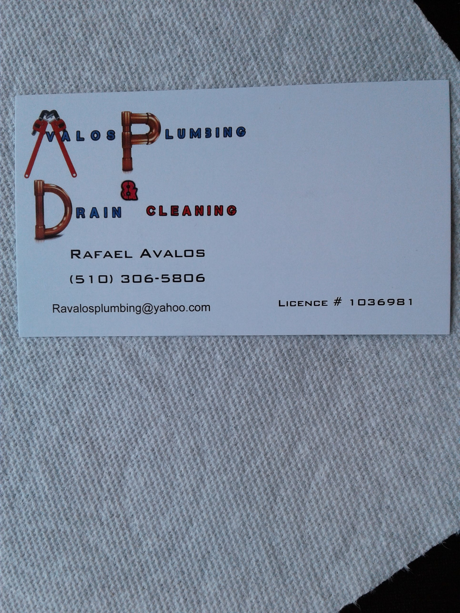 Avalos Plumbing & Drain Cleaning Logo