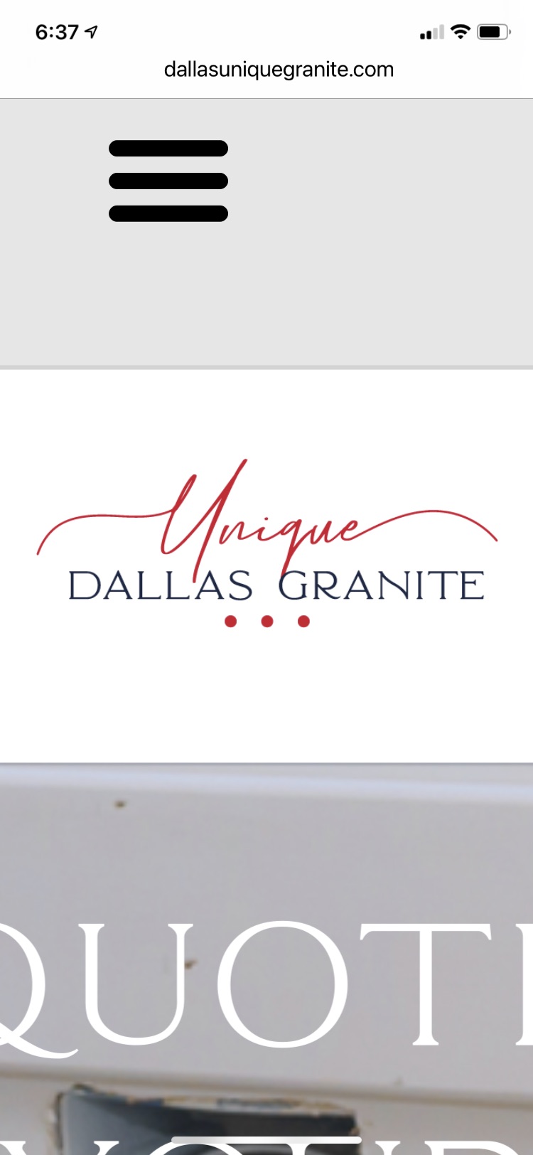 Dallas Unique Granite Logo