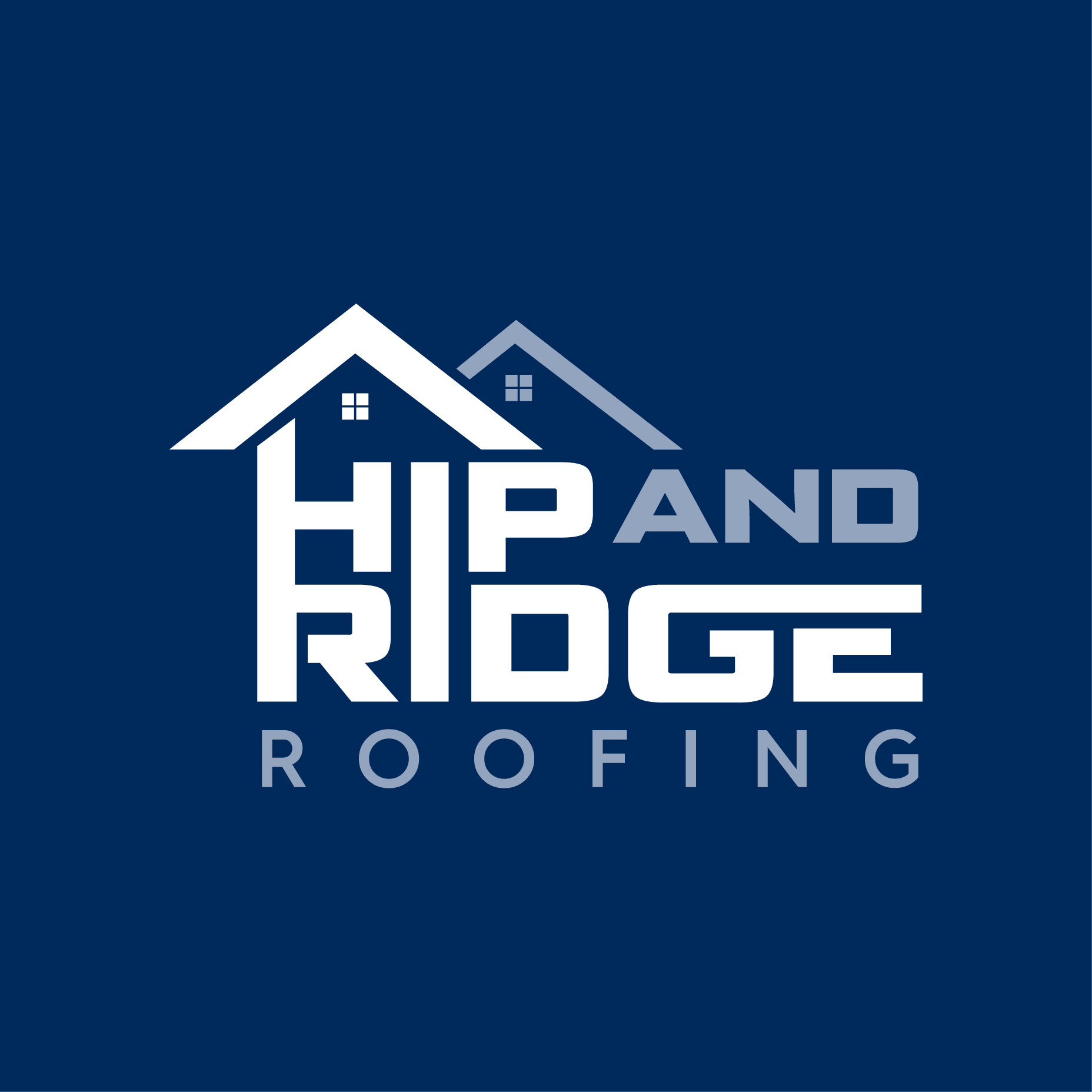 Hip and Ridge Roofing Logo