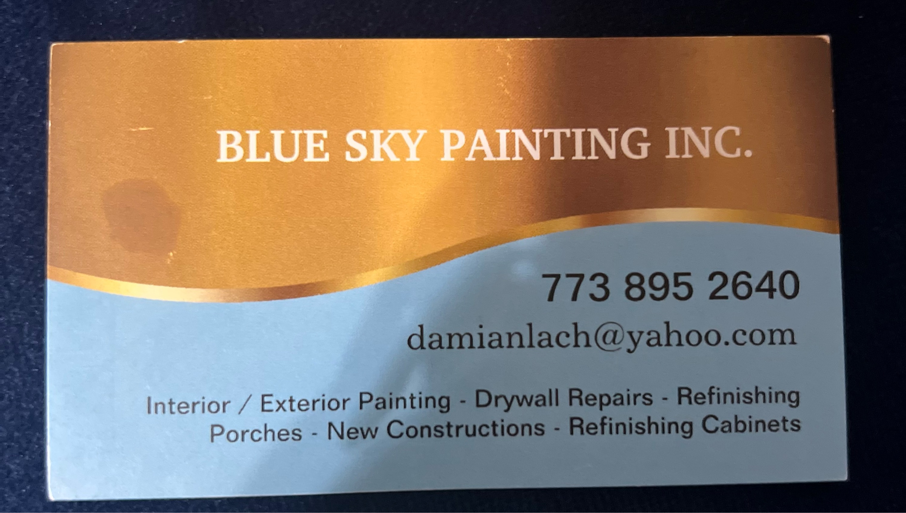 Blue Sky Painting, Inc. Logo