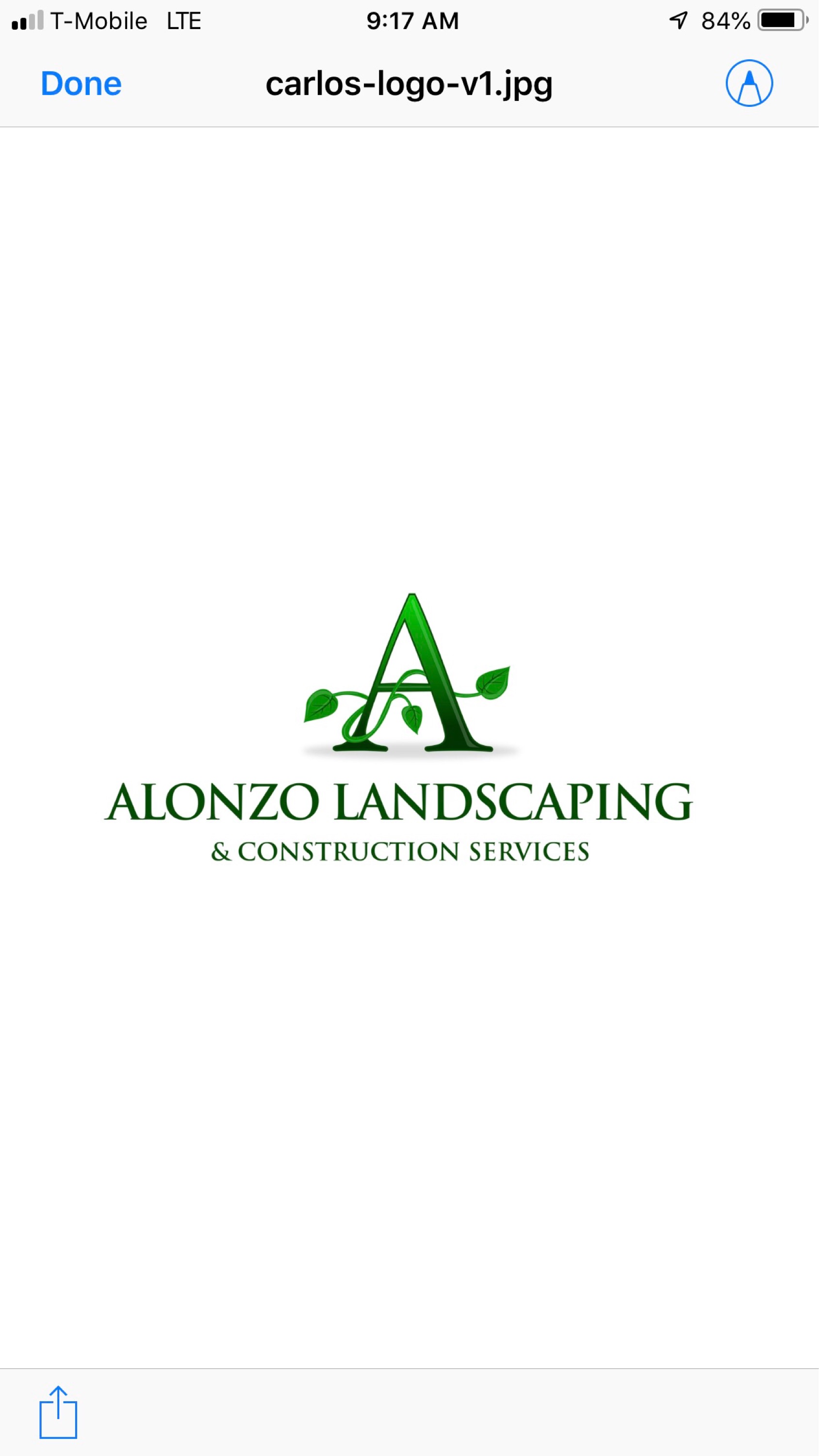 Alonzo Landscaping Logo