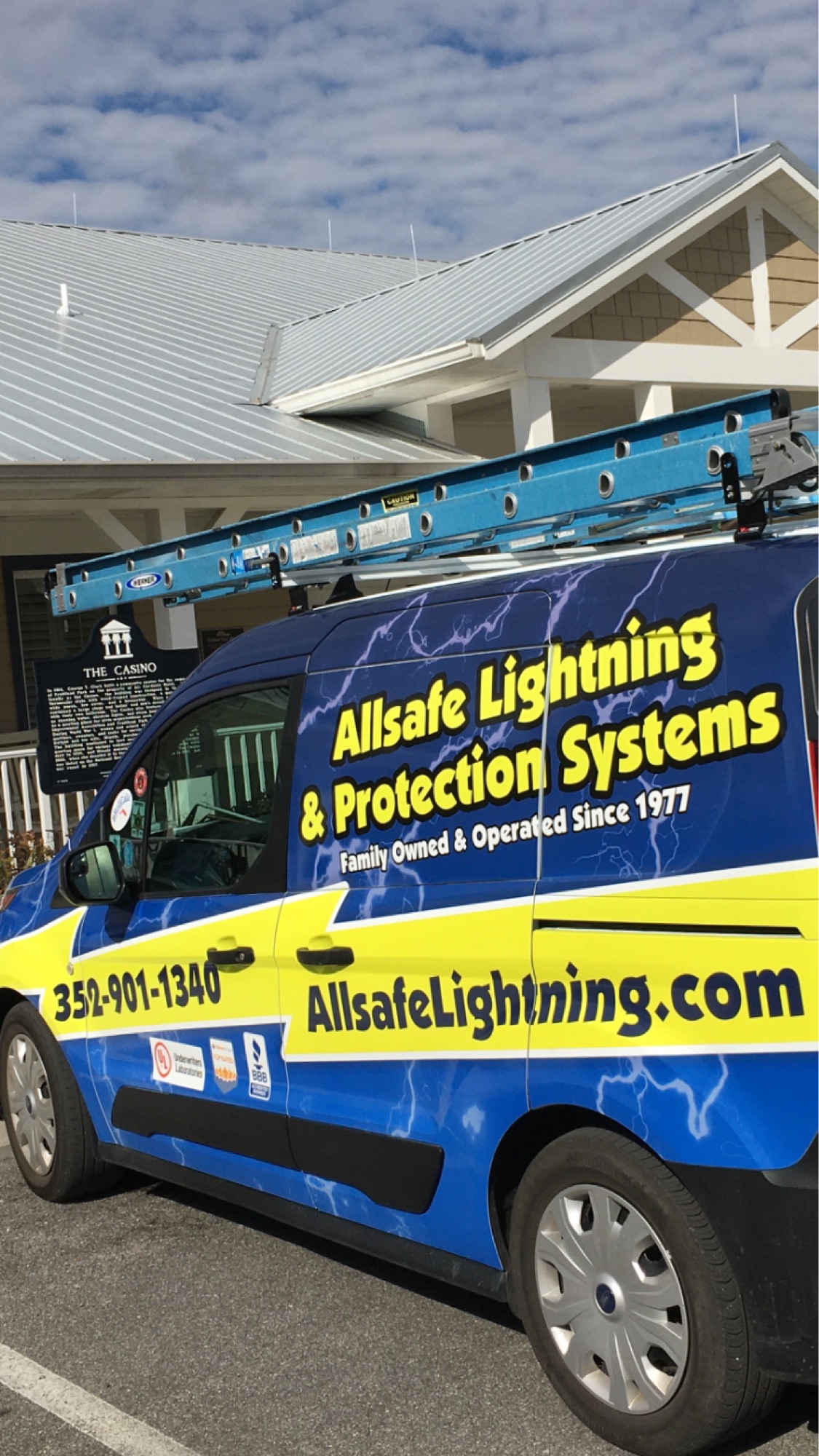 Allsafe Lightning and Protection Systems Logo