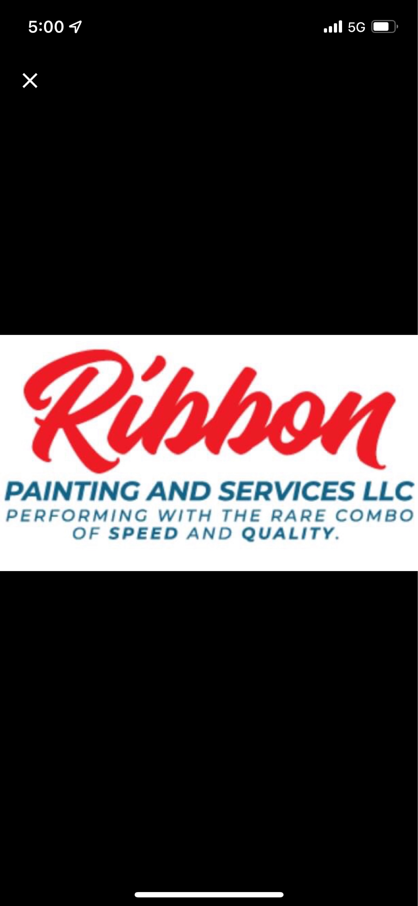 Ribbon Painting and Services, LLC Logo