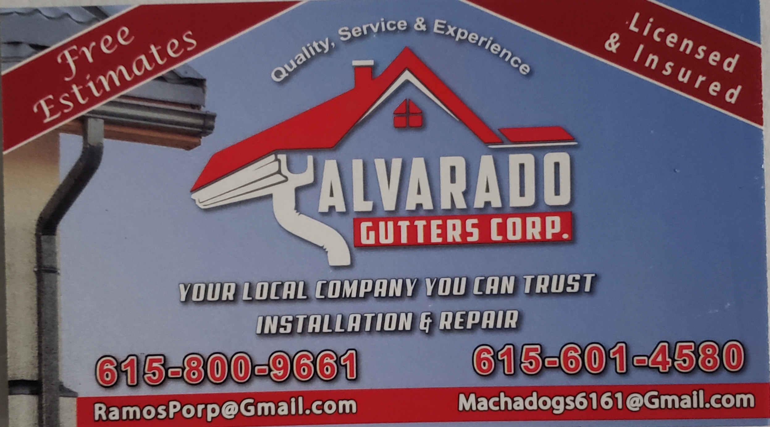 Pedro Alvarado Gutters Logo