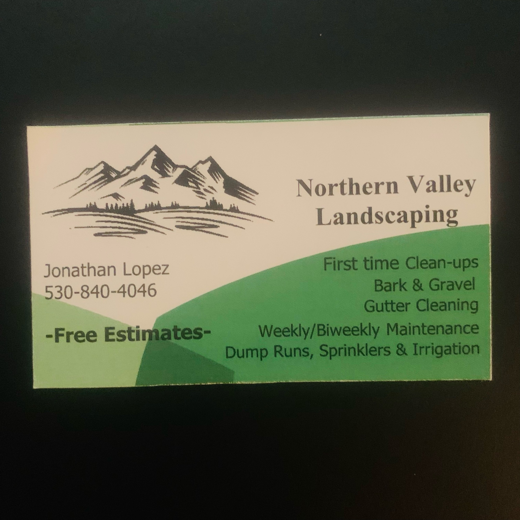 Northern Valley Landscaping - Unlicensed Contractor Logo