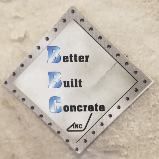 Better Built Concrete, Inc. Logo