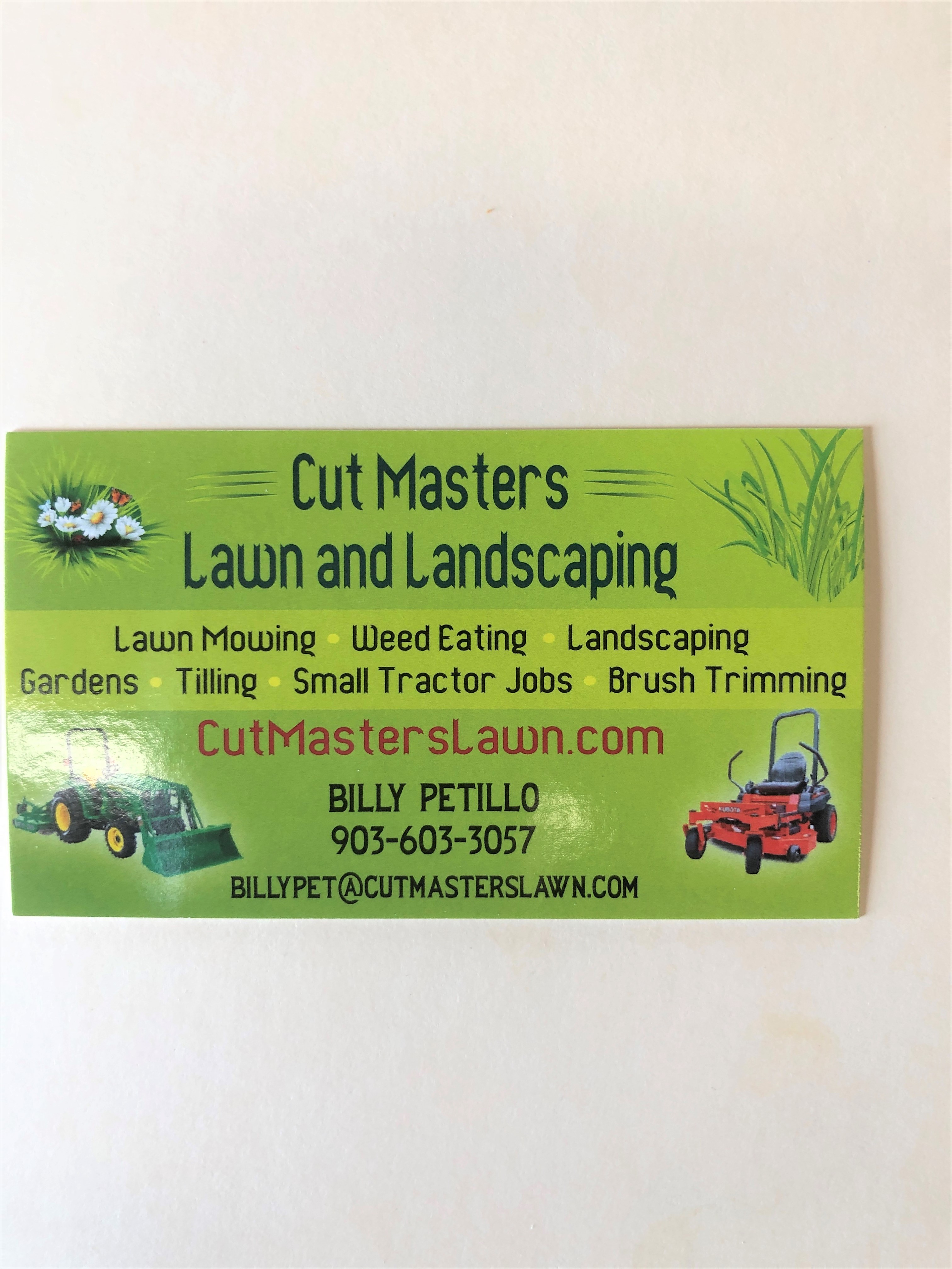 Cut Masters Lawn and Landscaping Logo