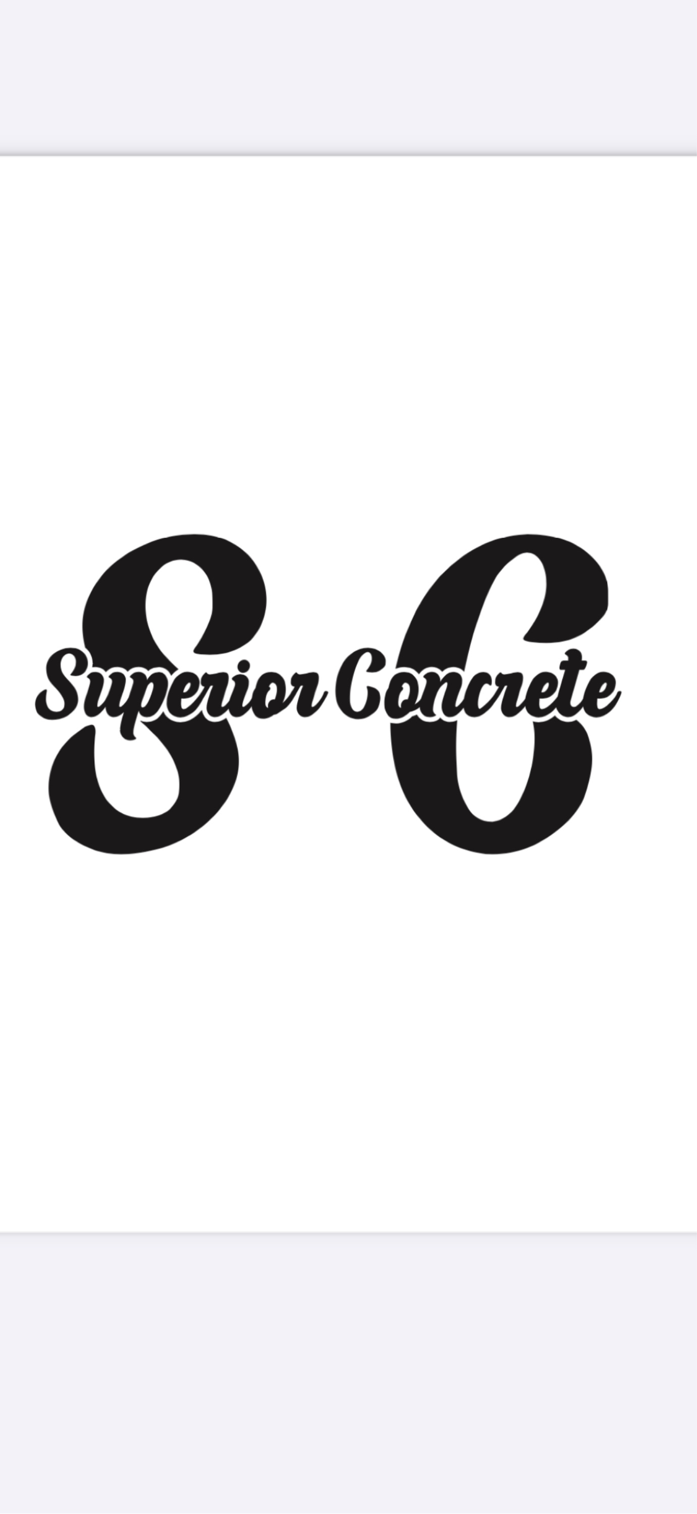 Superior Concrete and Construction LLC Logo