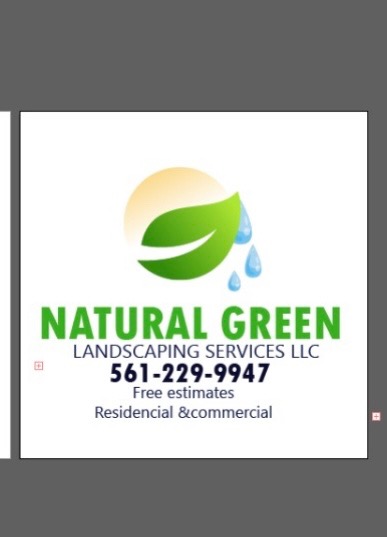 Natural Green Landscaping Services Logo