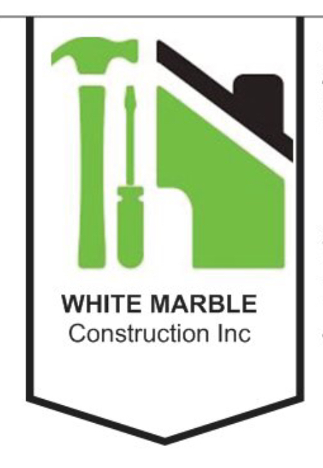 White Marble Construction Logo