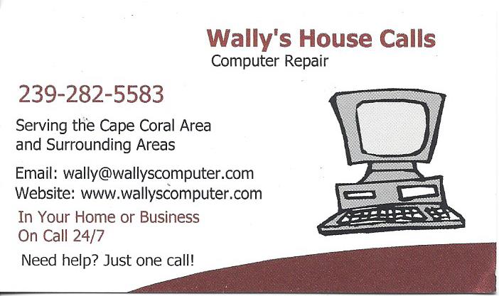 Wally's House Call's Logo