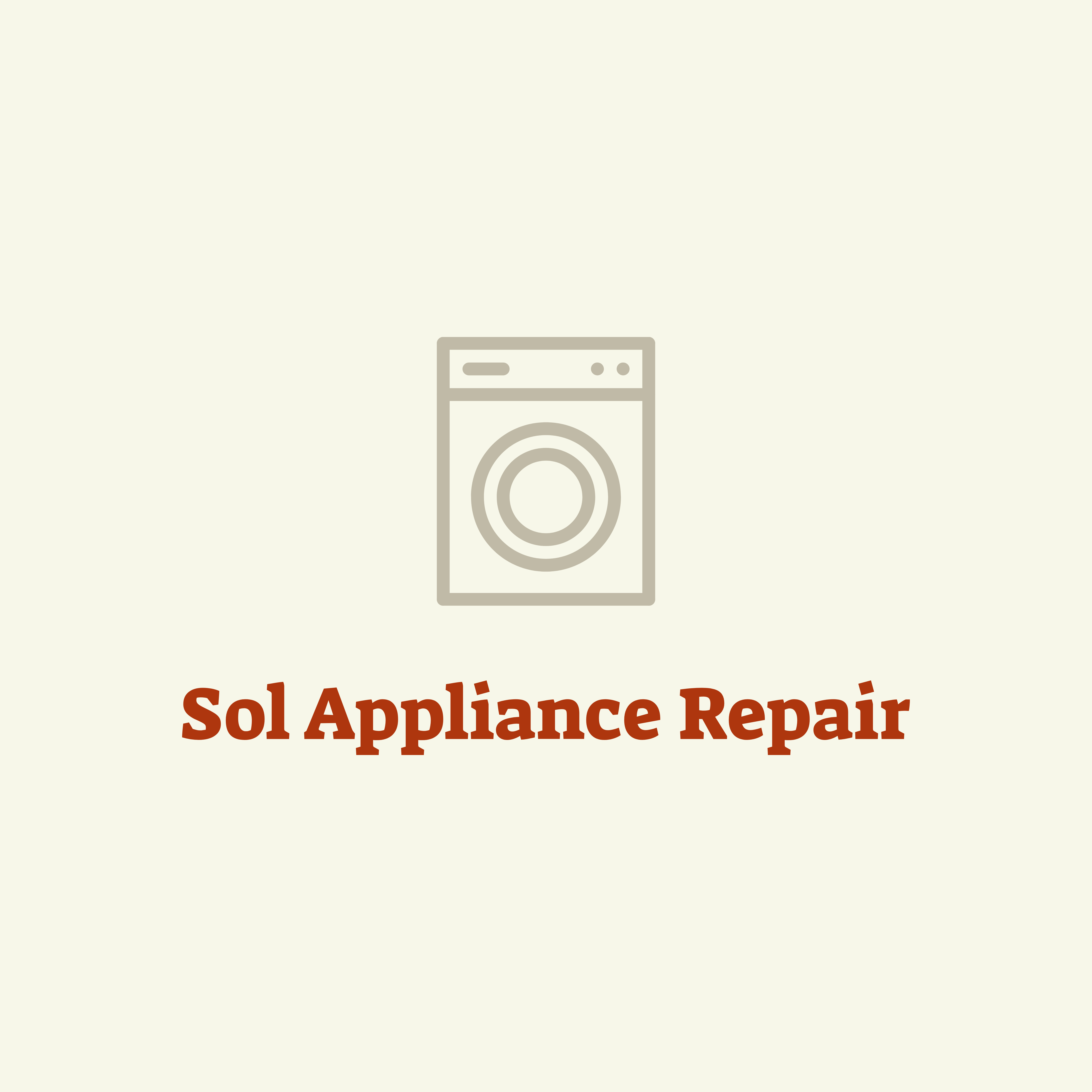 Sol Appliance Repair Logo