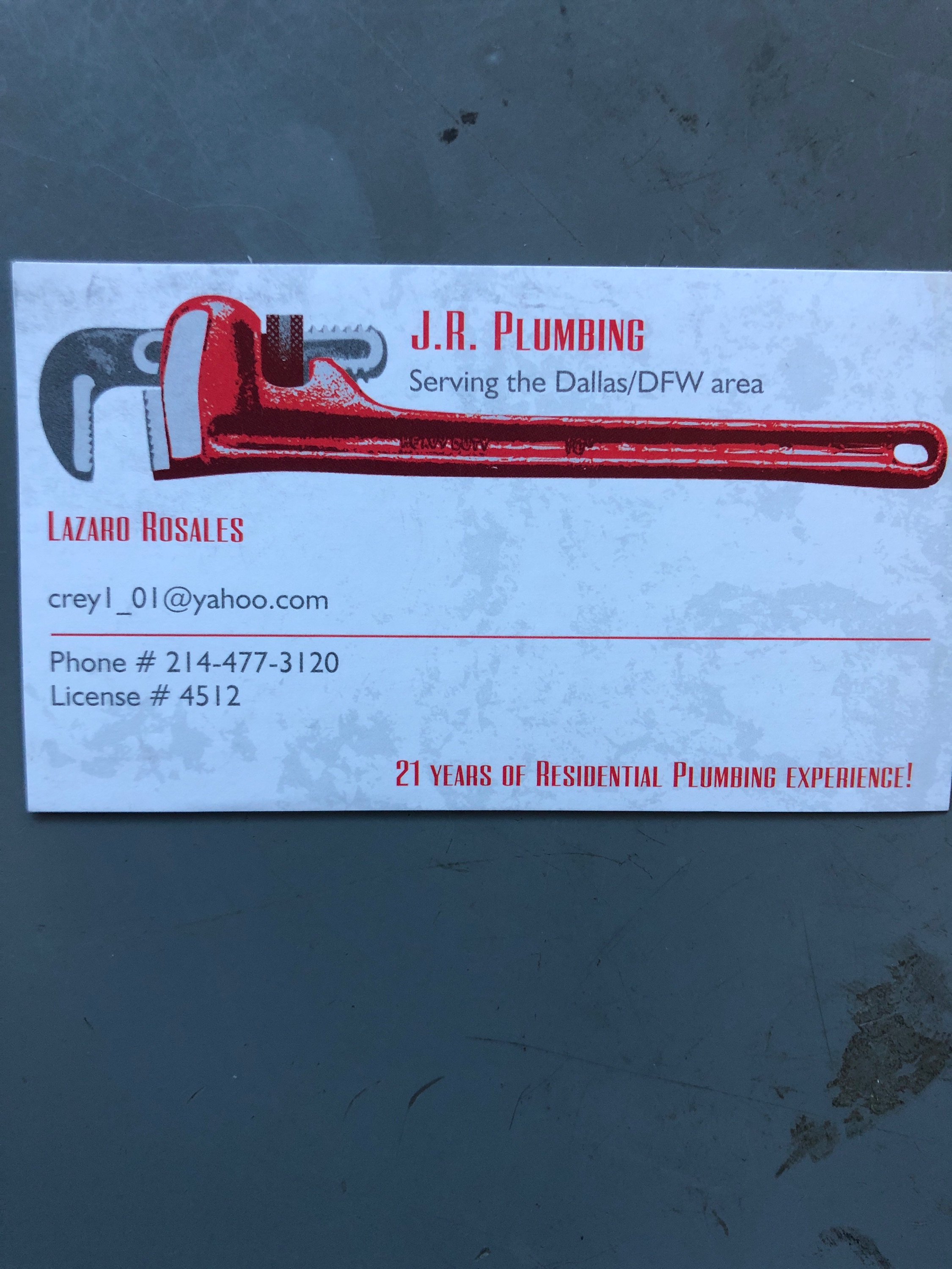 JR Plumbing Services Logo