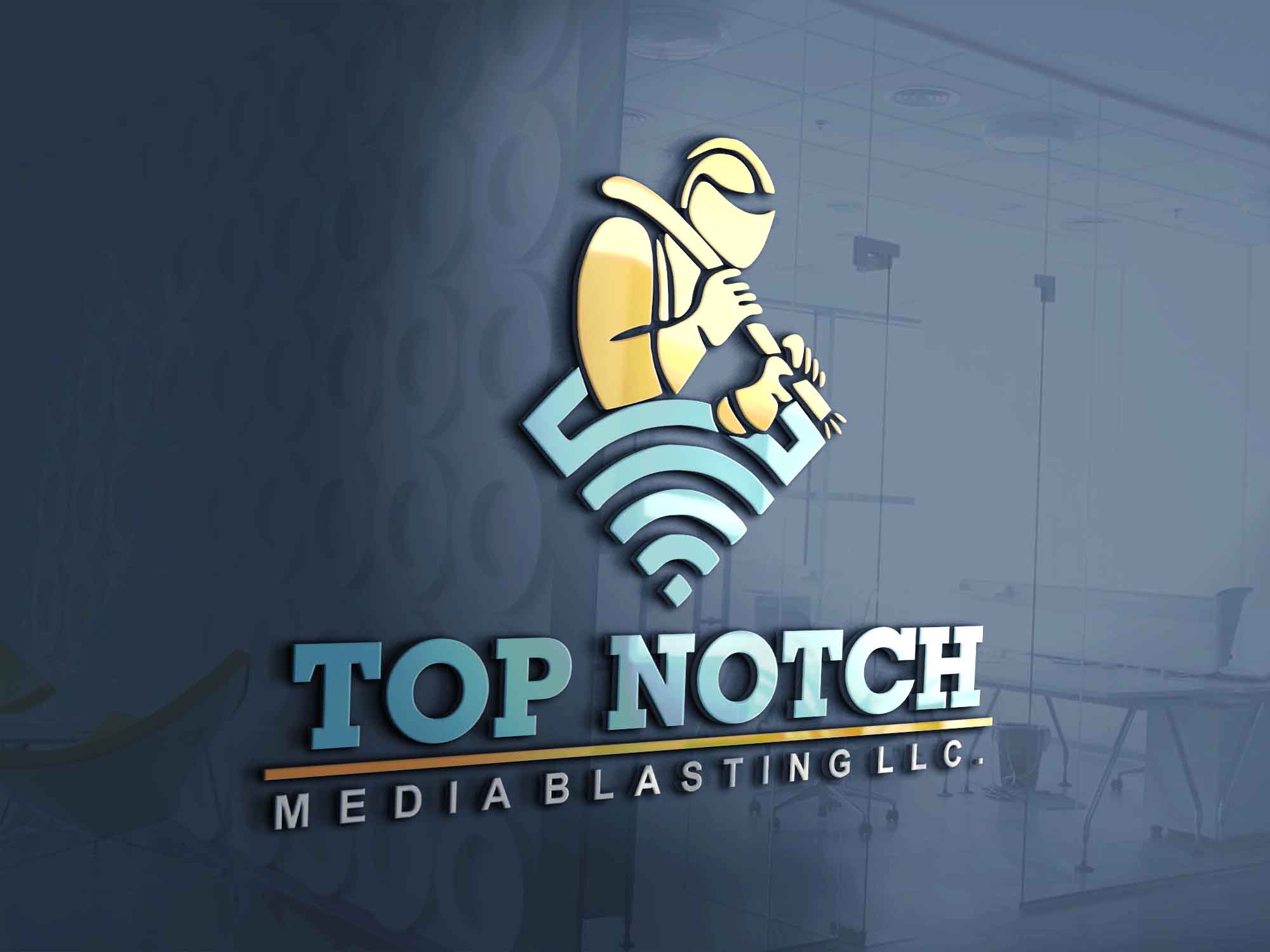 Top Notch Media Blasting LLC Logo