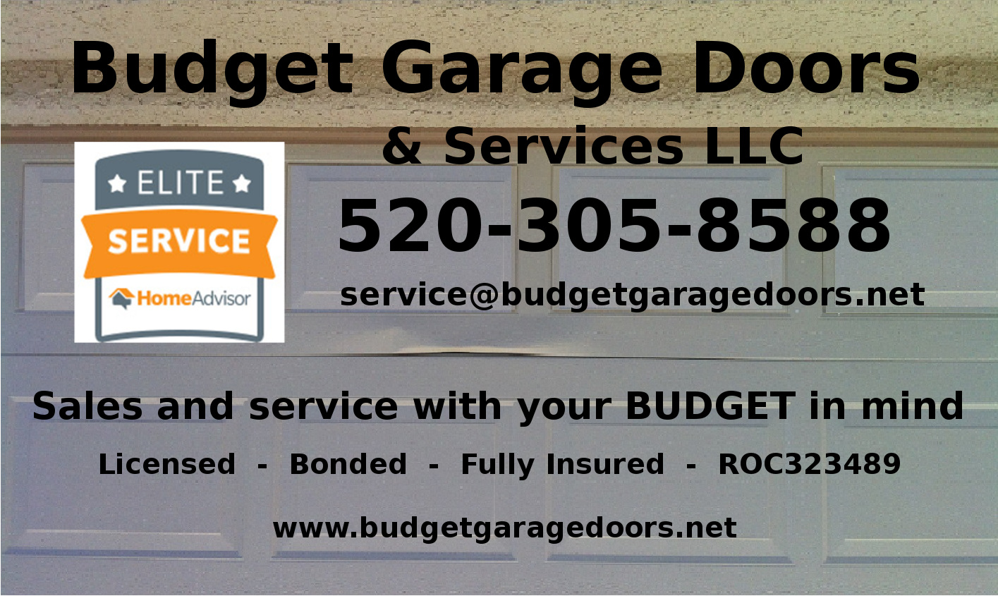 Budget Garage Doors & Services, LLC Logo