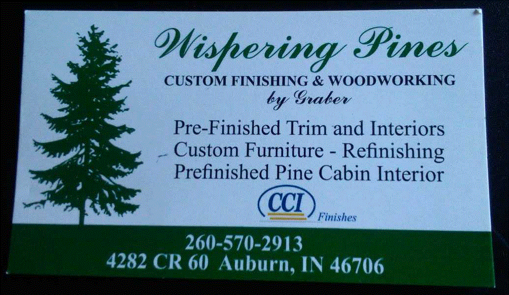 Whispering Pines Finishing Logo