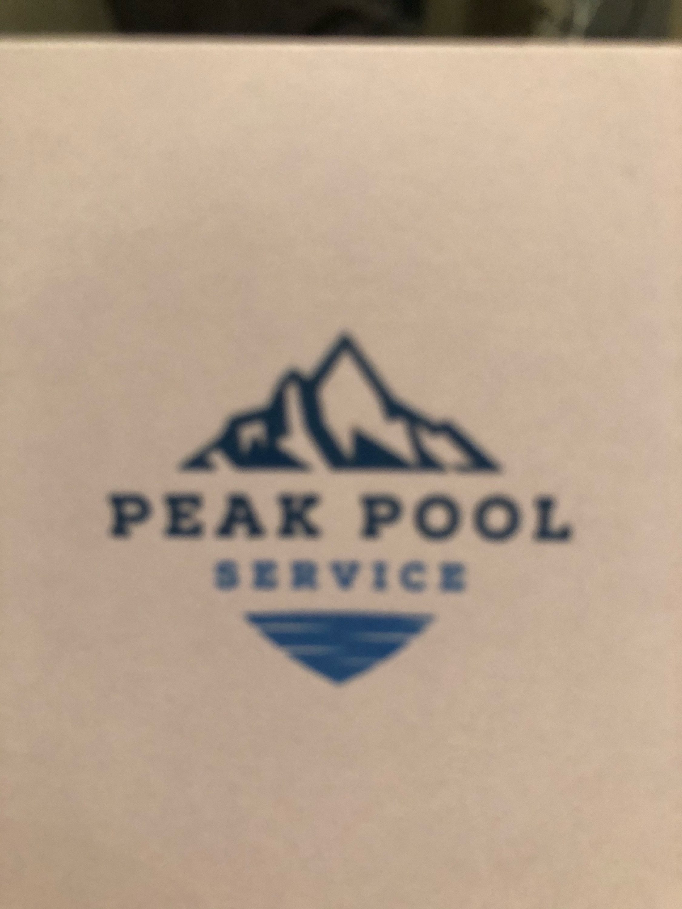 Peak Pool Service Logo
