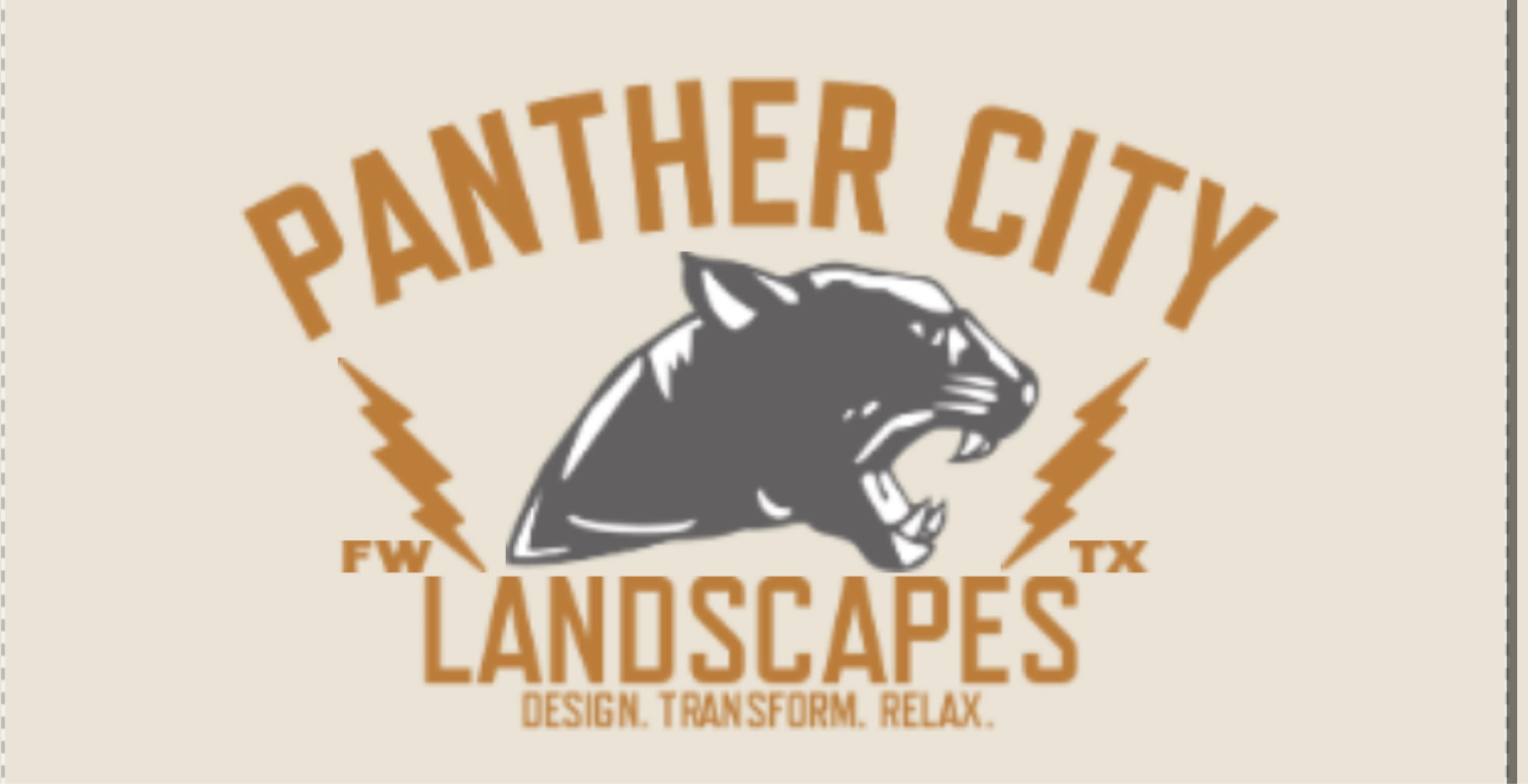 Panther City Landscapes, LLC Logo