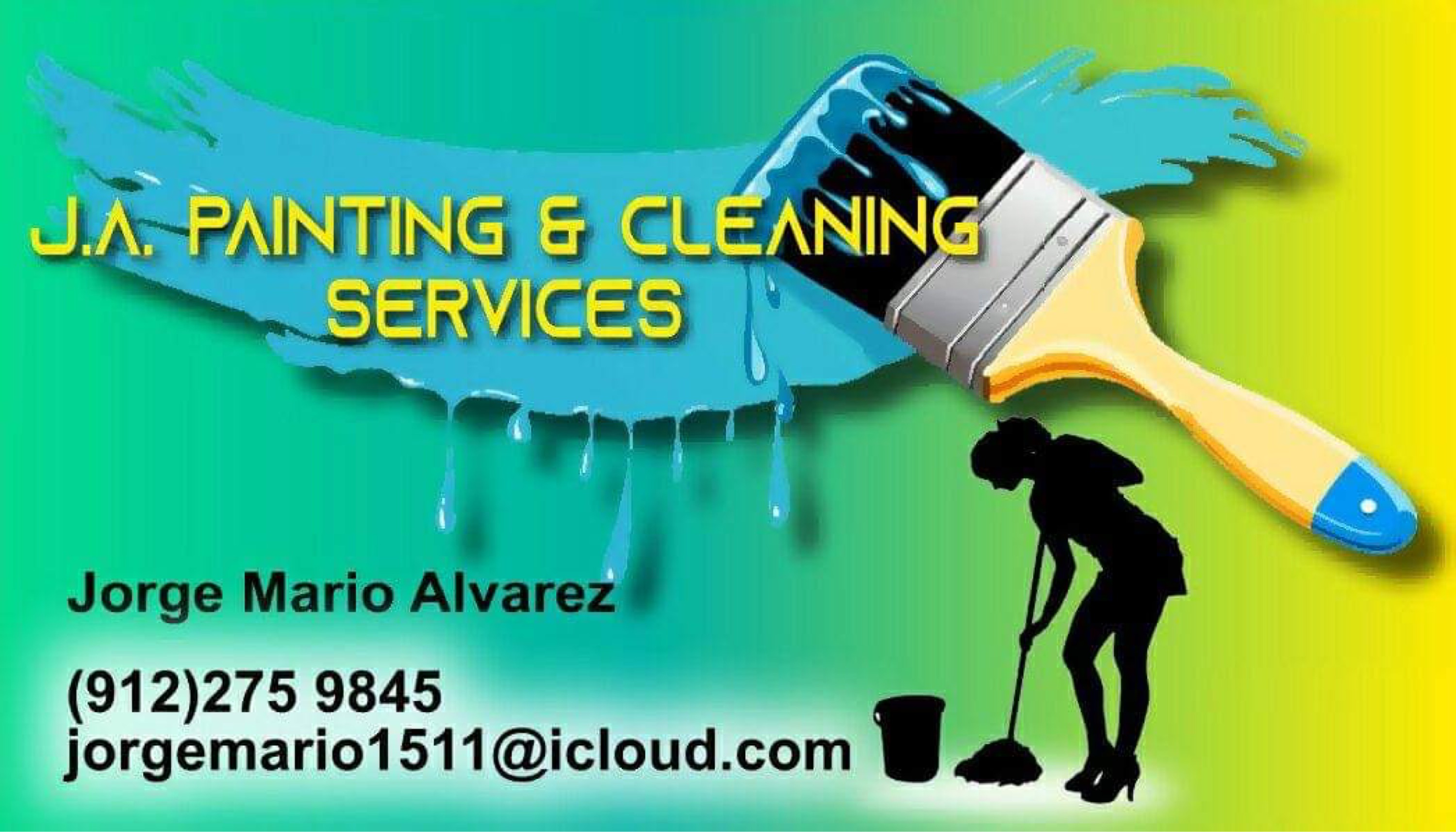 JA Painting and Cleaning Services Logo