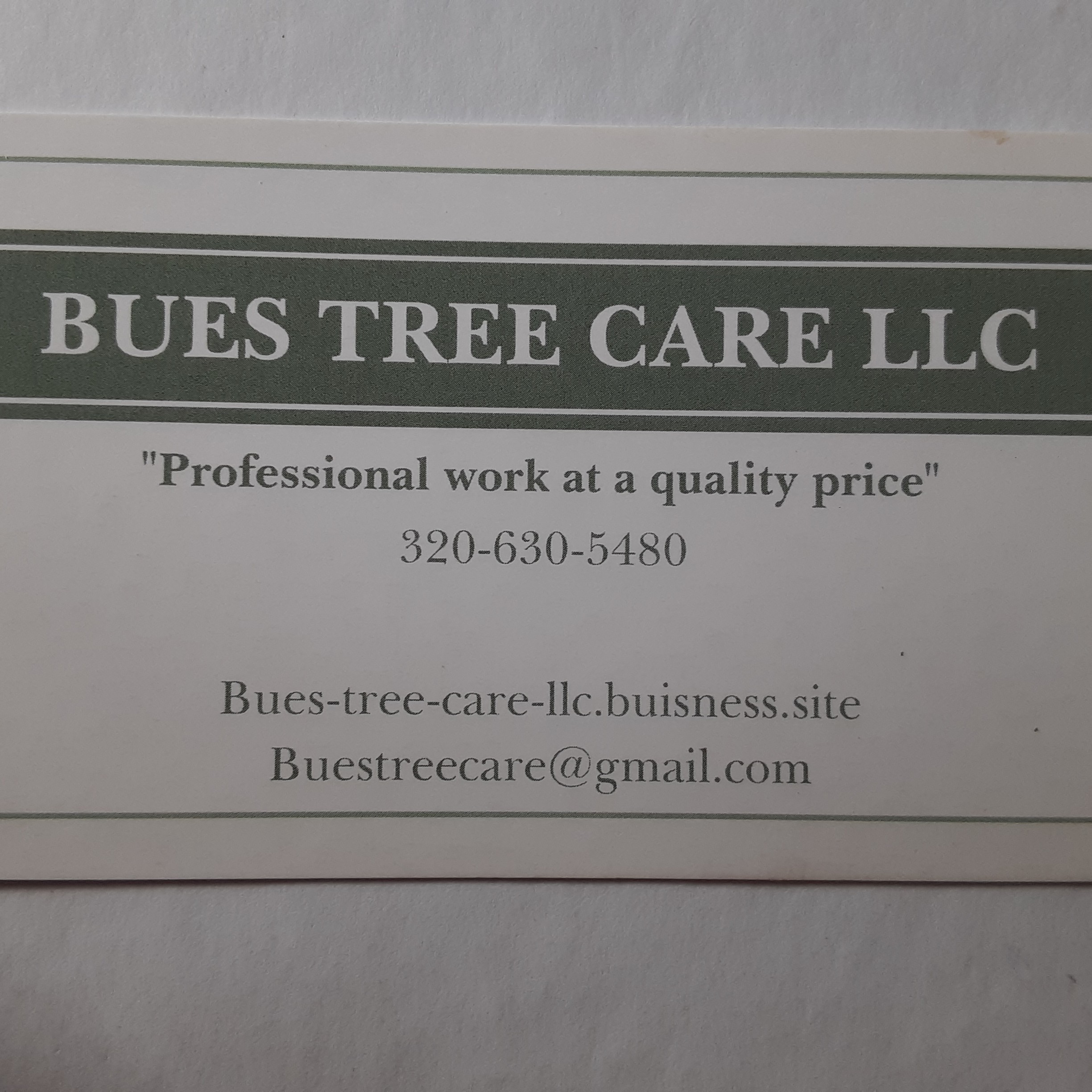 Bues Tree Care, LLC Logo