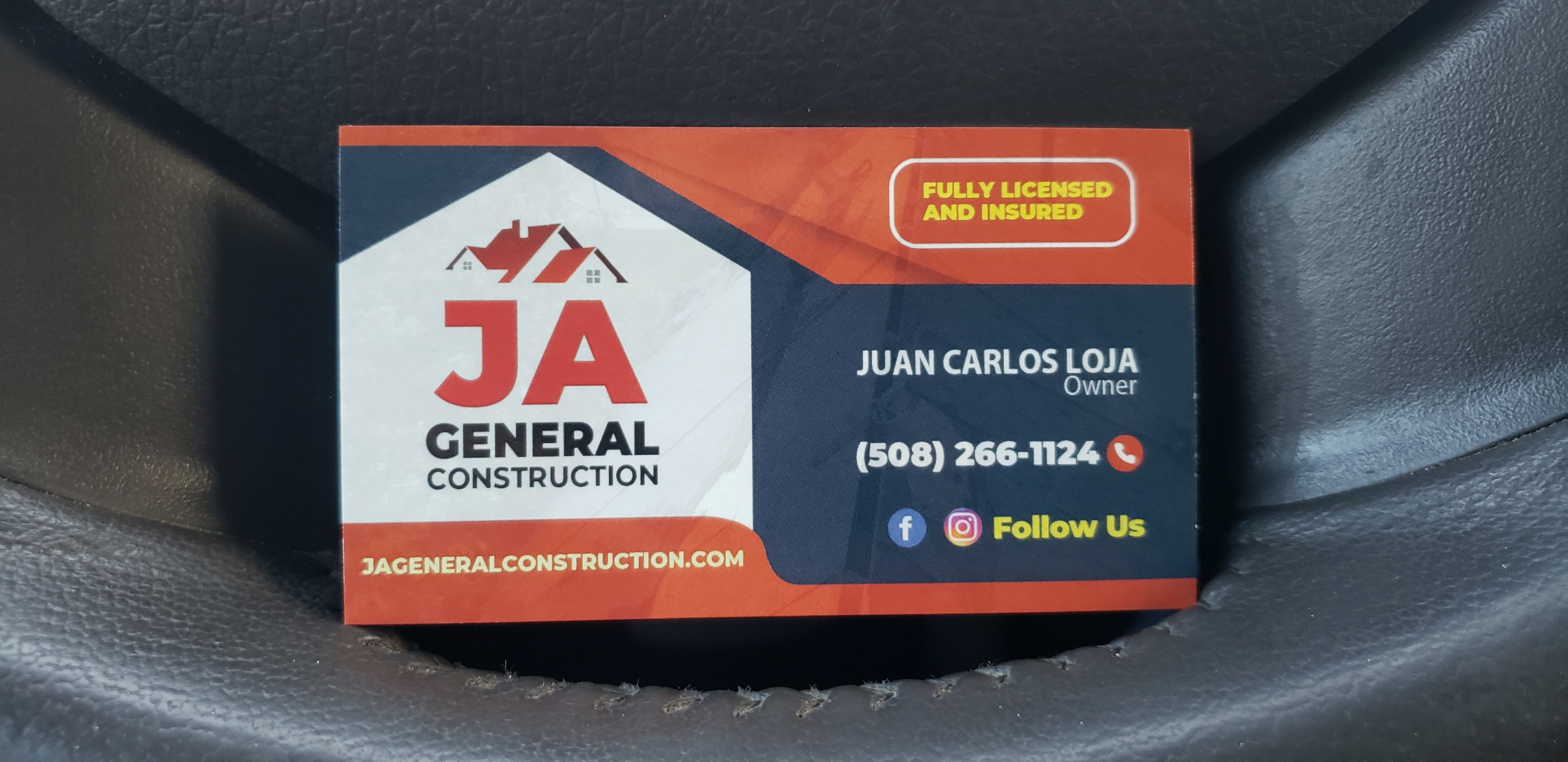 JA General Construction Logo