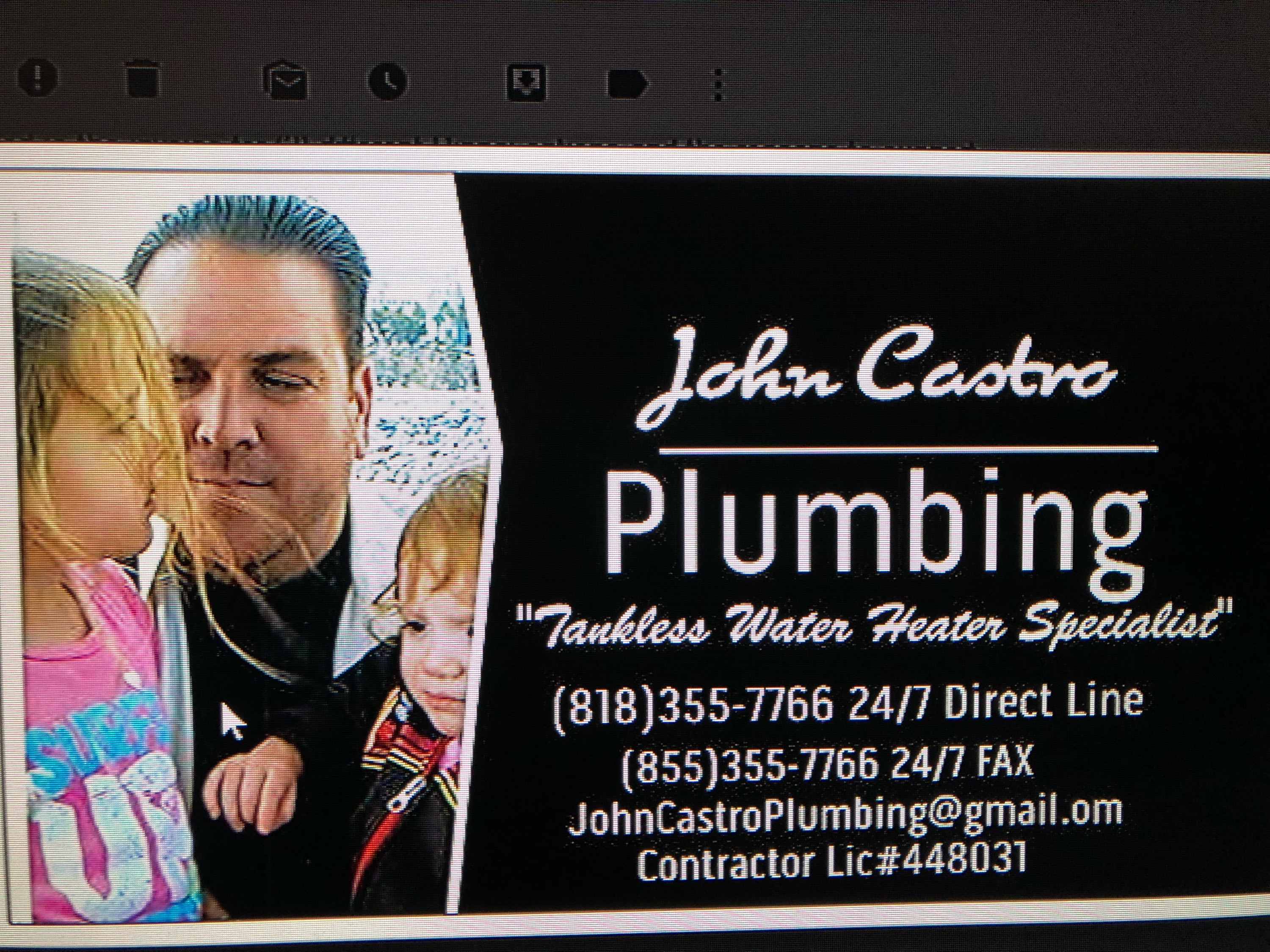 John Castro Plumbing Logo