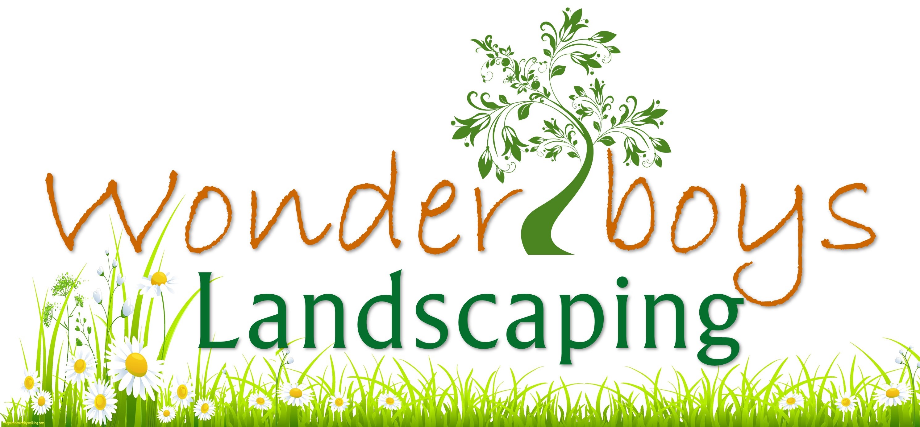 Wonder Boys Landscaping Logo