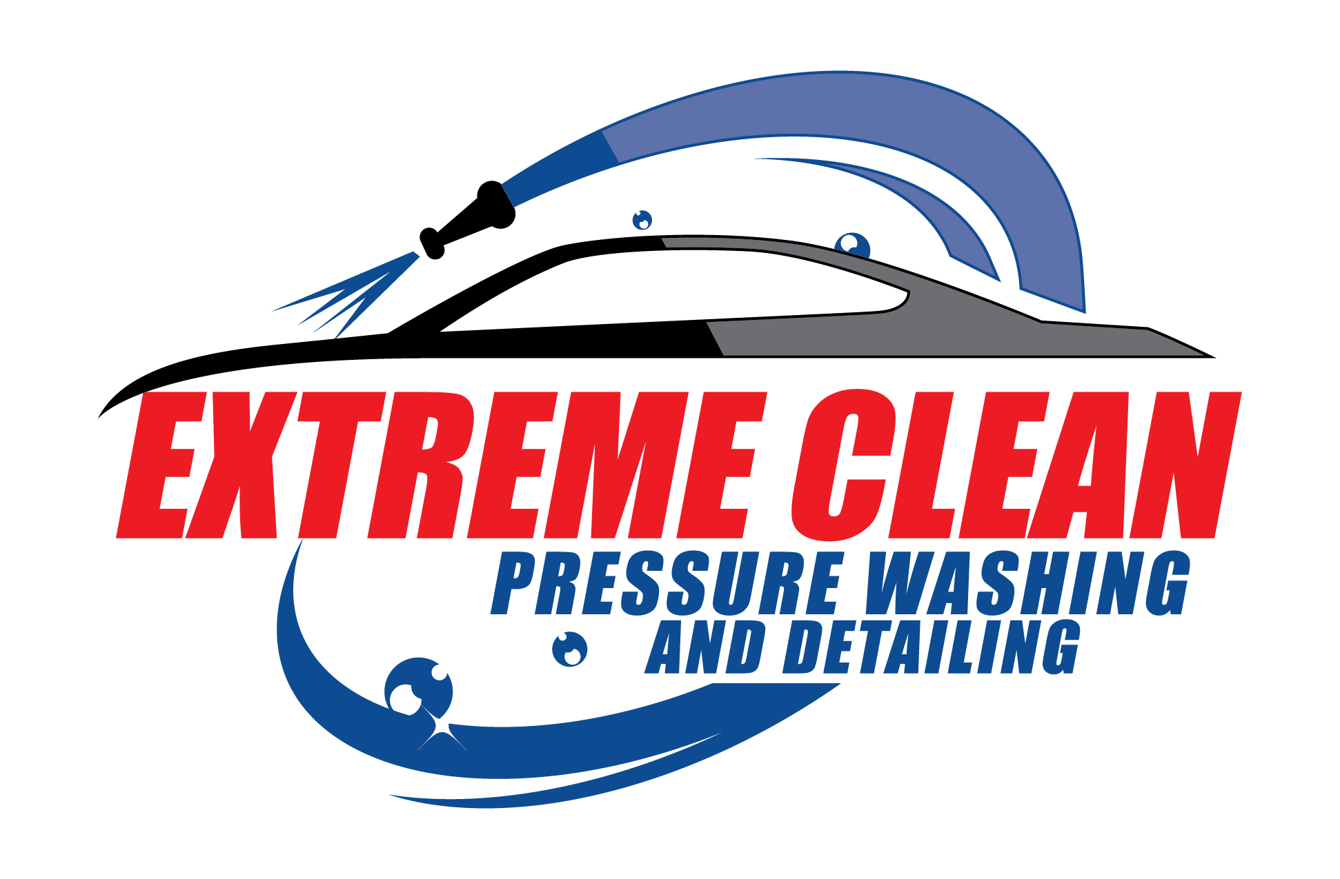 Extreme Clean Pressure Washing And Detailing Logo