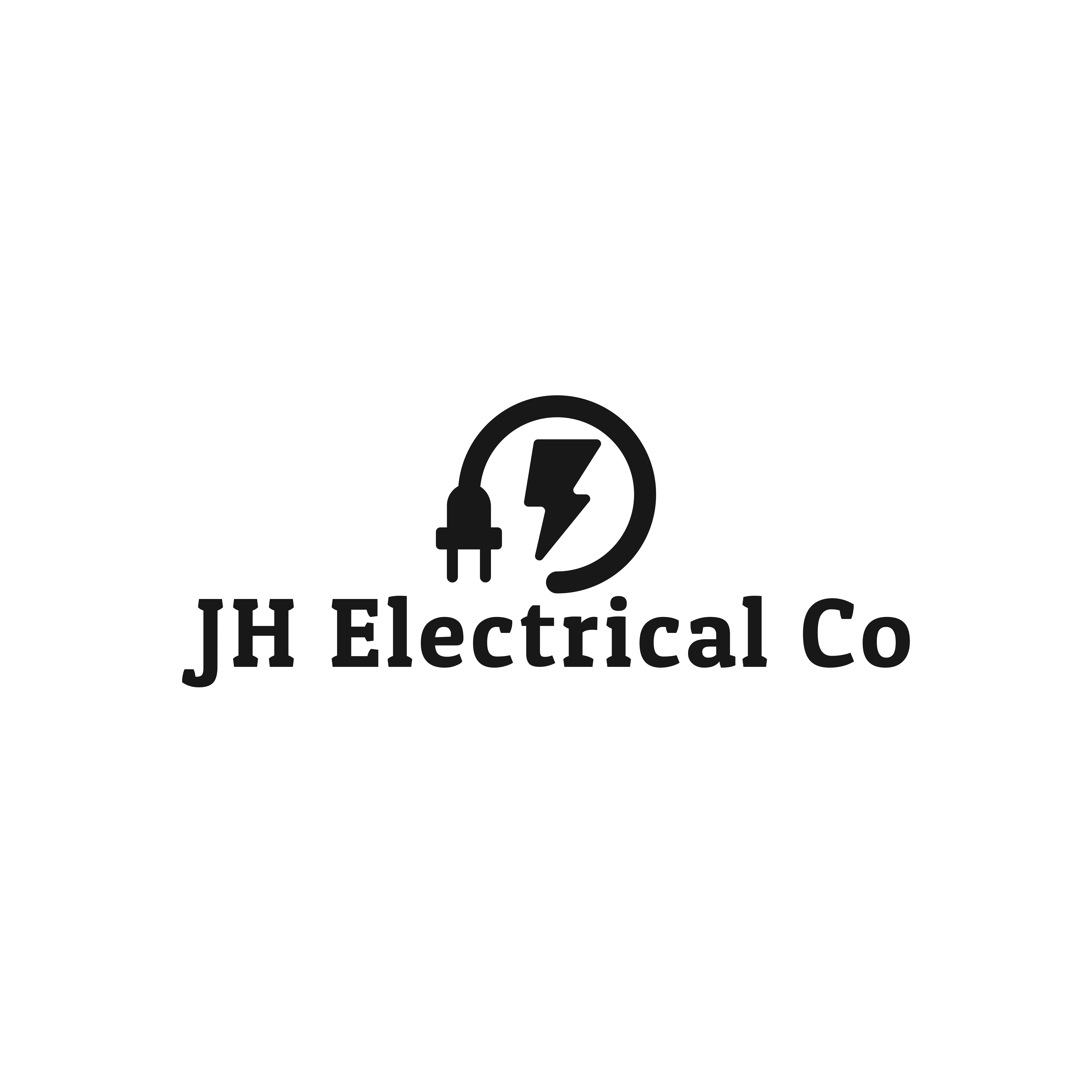 J H Electrical Company Logo