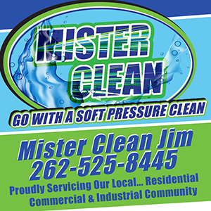 Mr. Clean Pressure Washing Logo
