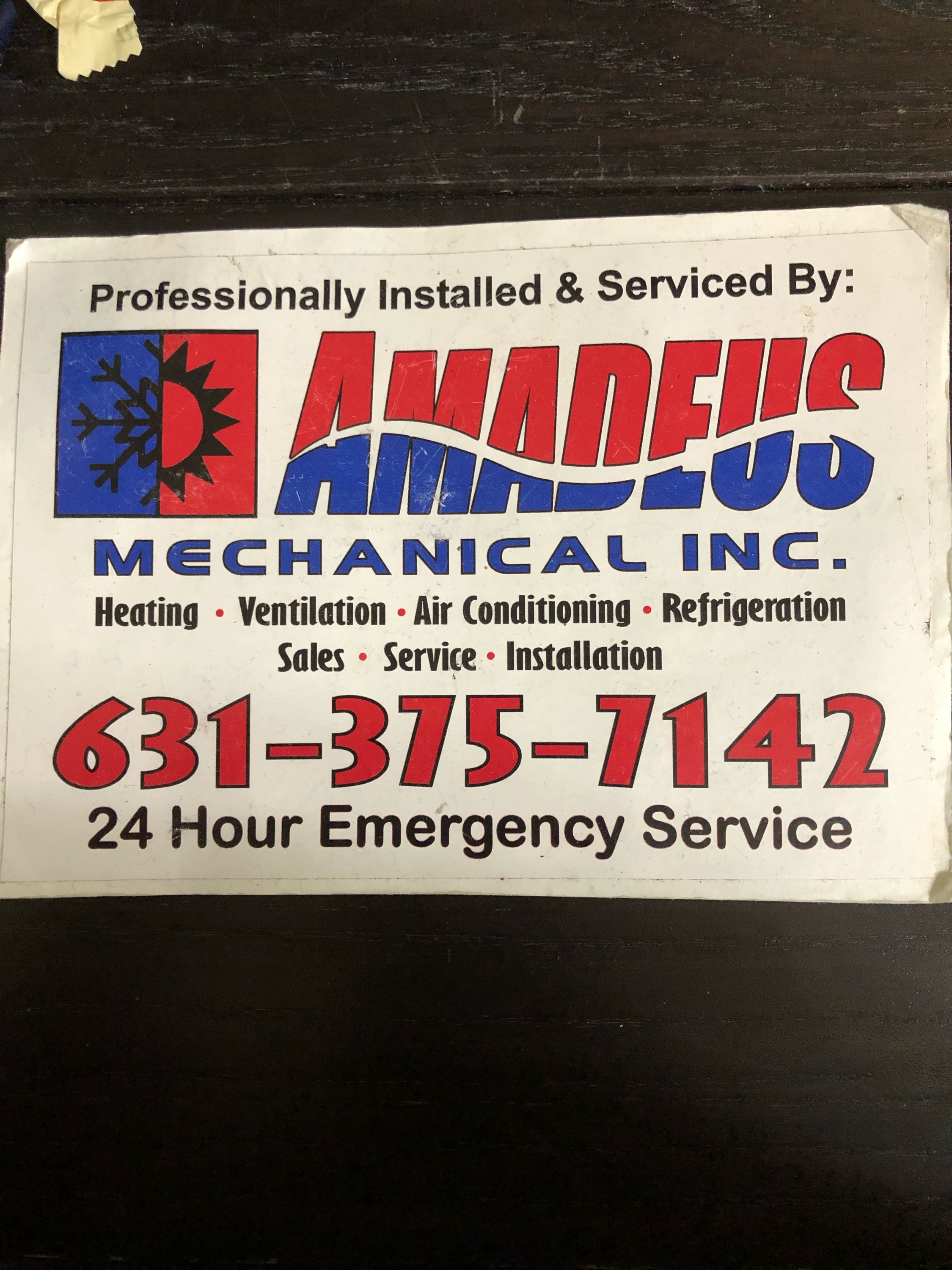 Amadeus Mechanical Incorporated Logo