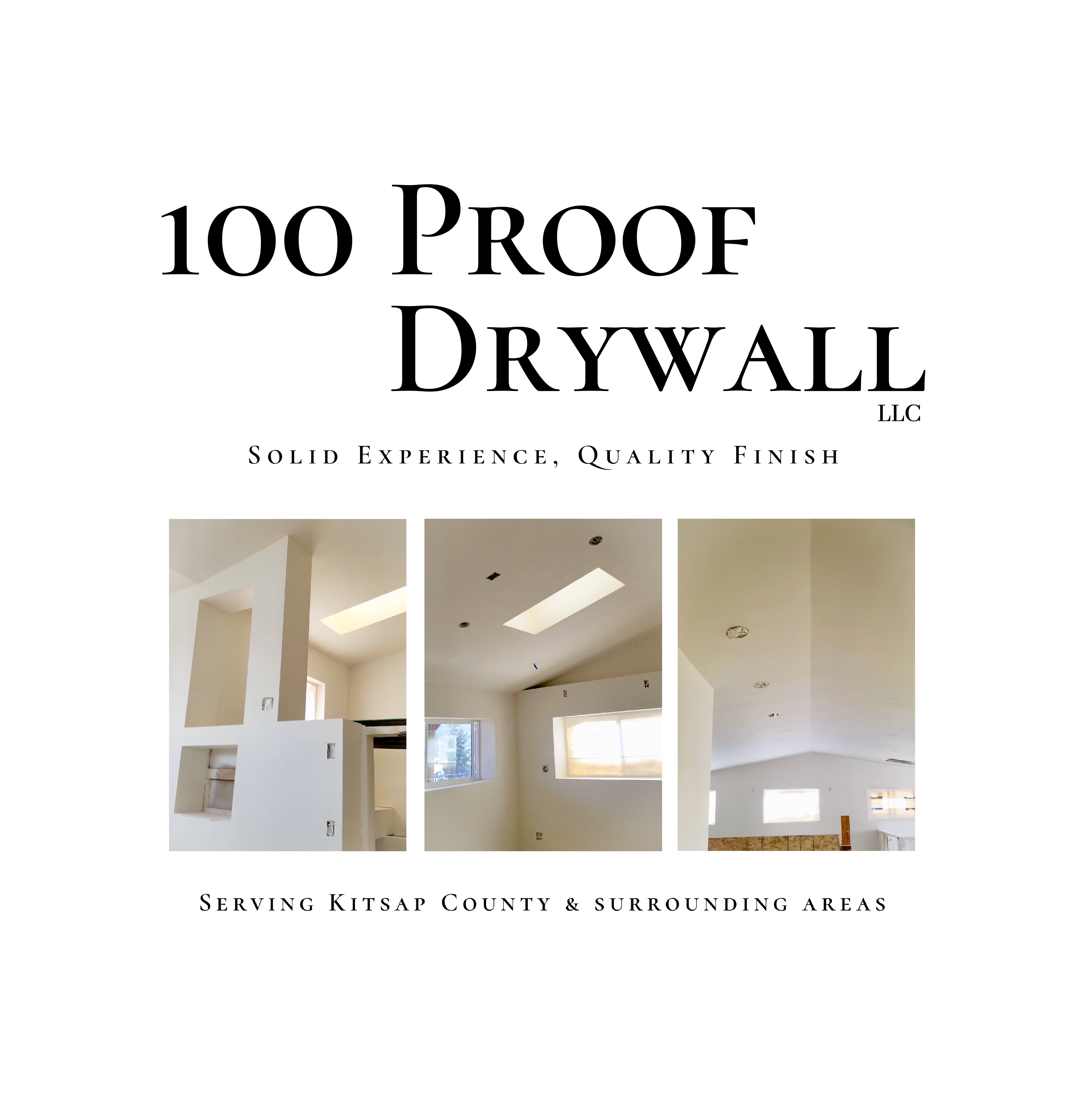 100 Proof Drywall LLC Logo