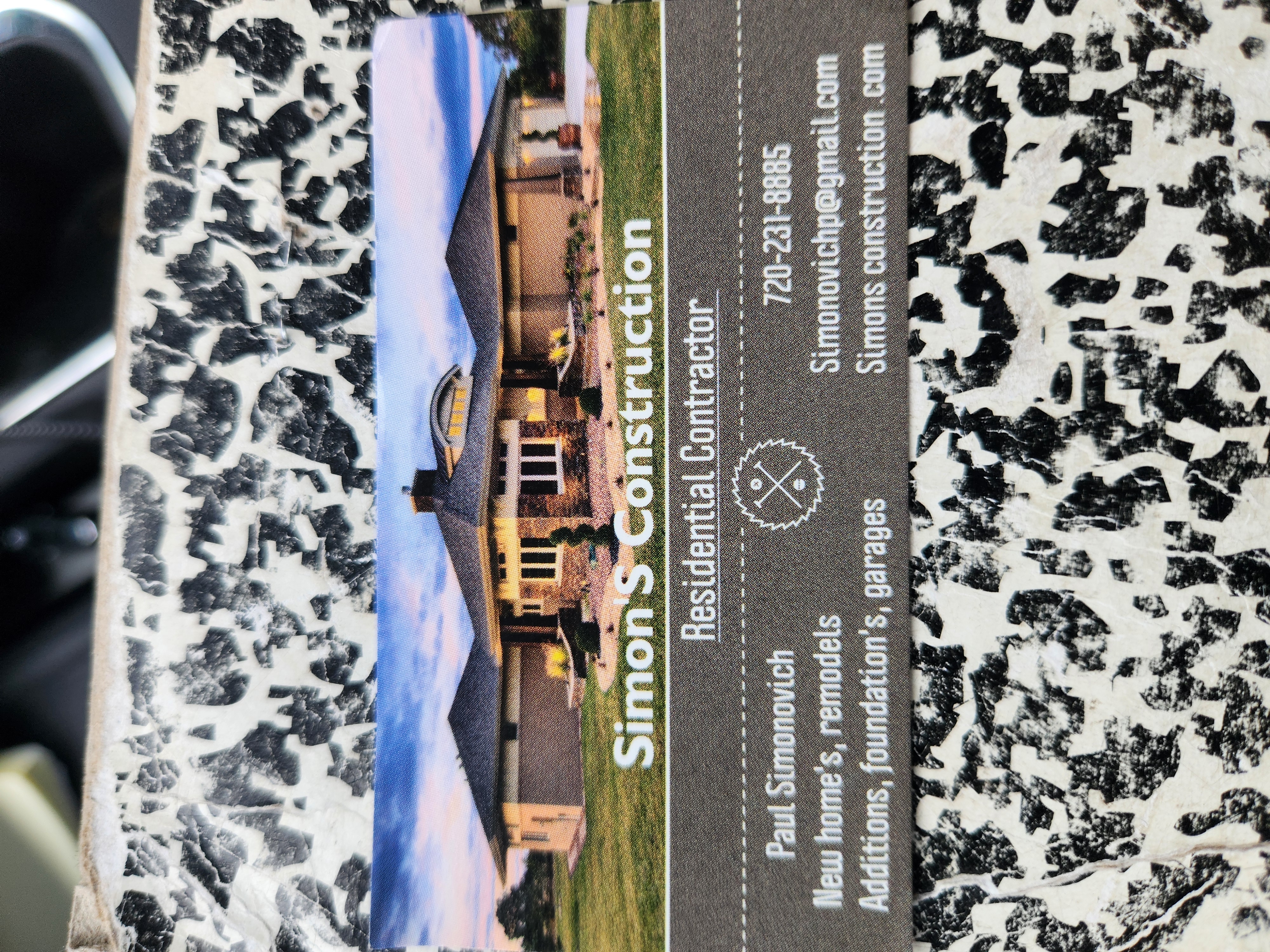 Simon's Construction Logo