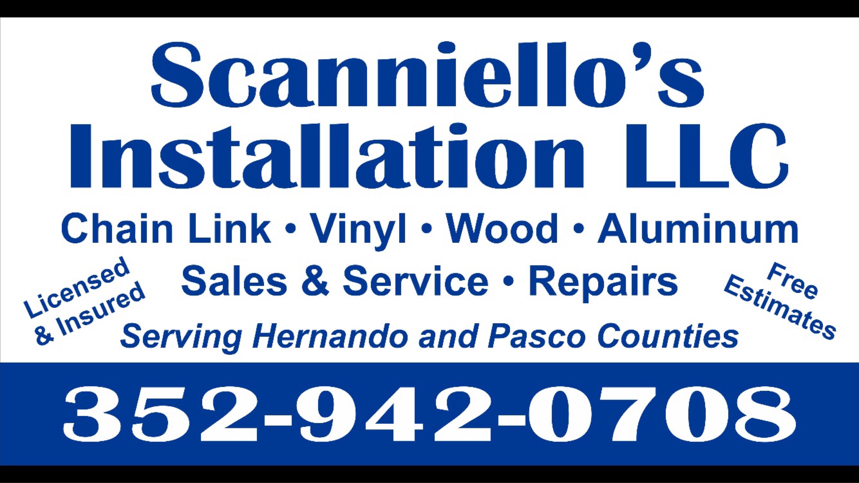 Scanniello Installation Logo
