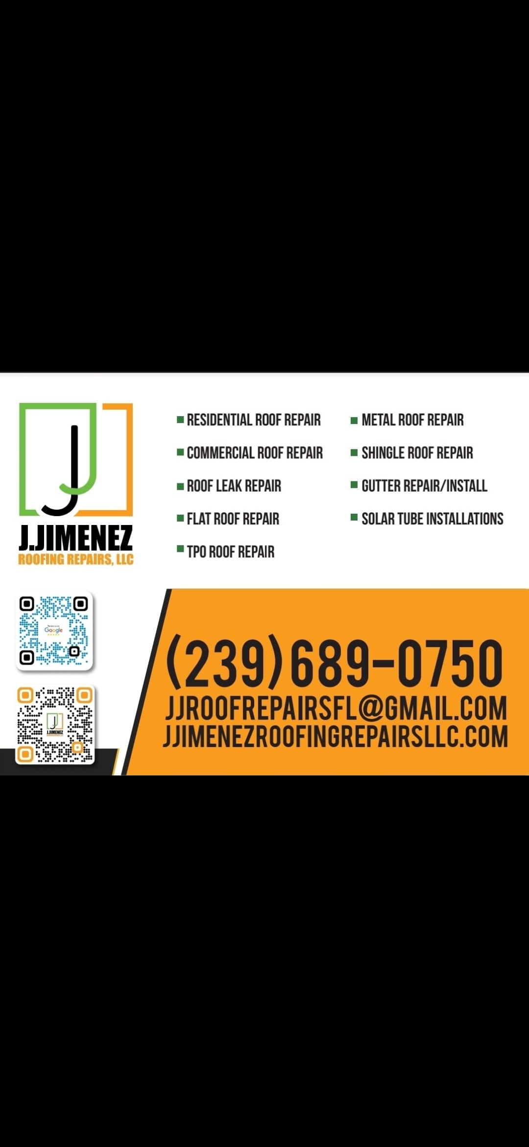 JJ Roofing Repairs Logo