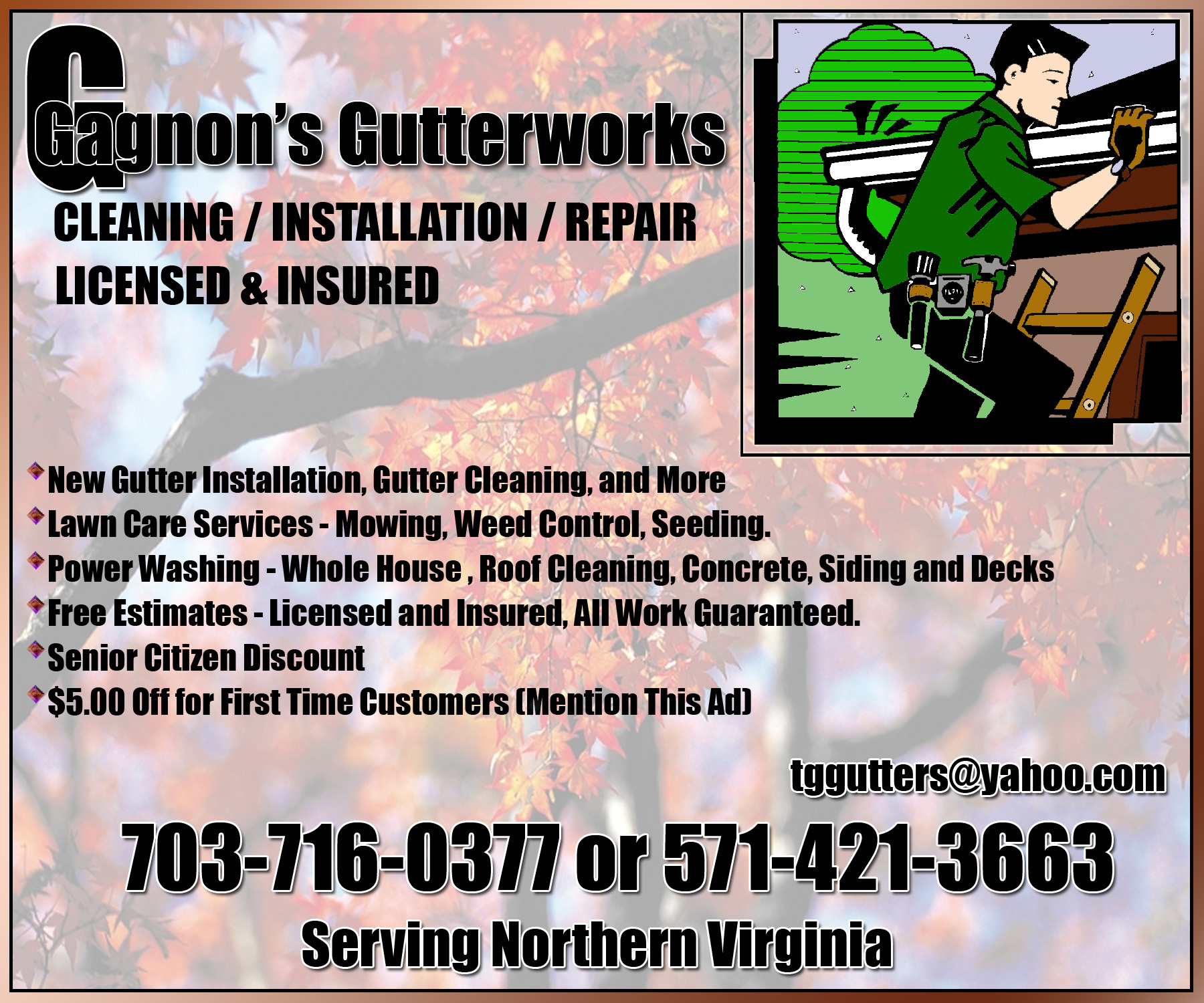 Gagnon's Gutterworks, LLC Logo