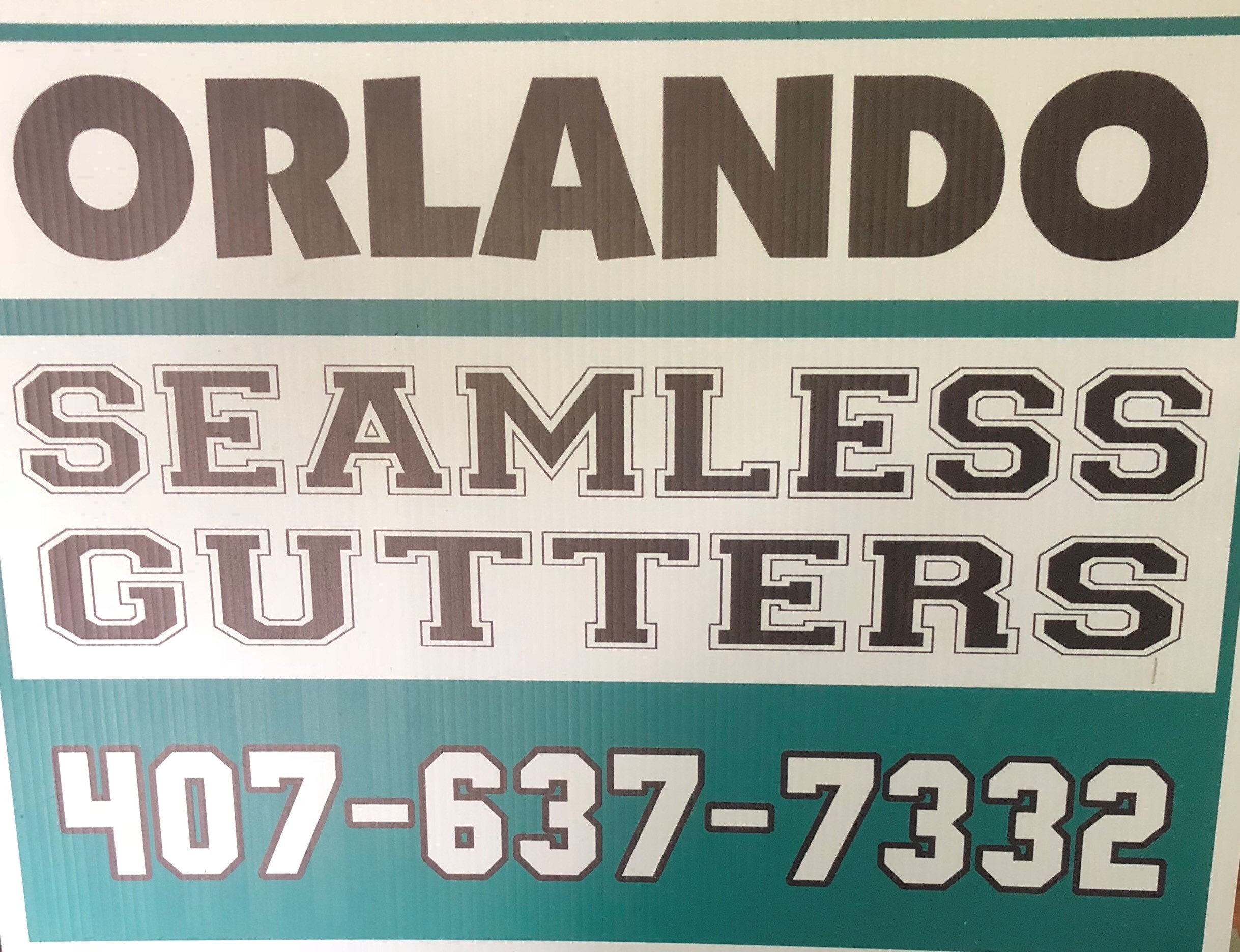 Orlando Seamless Gutters Logo