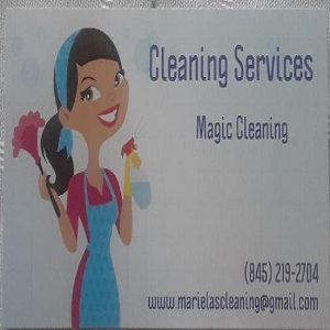 Cleaning Service Magic Cleaning Logo