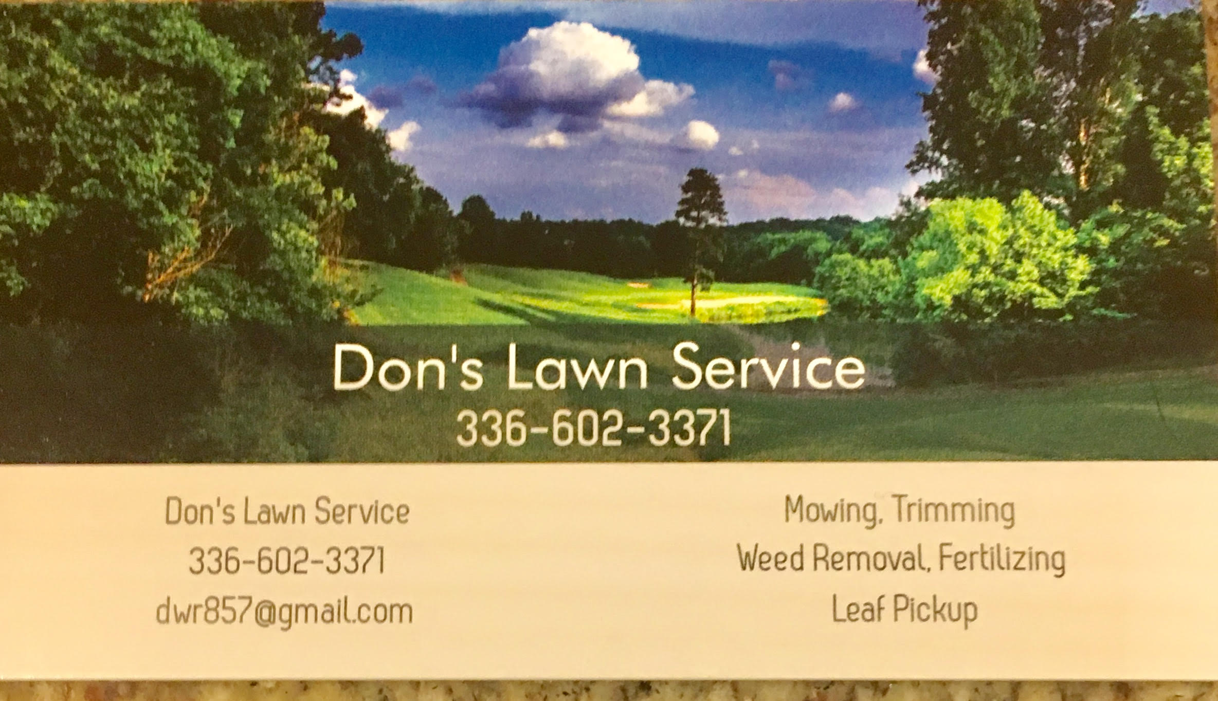 Don's Lawn Service Logo