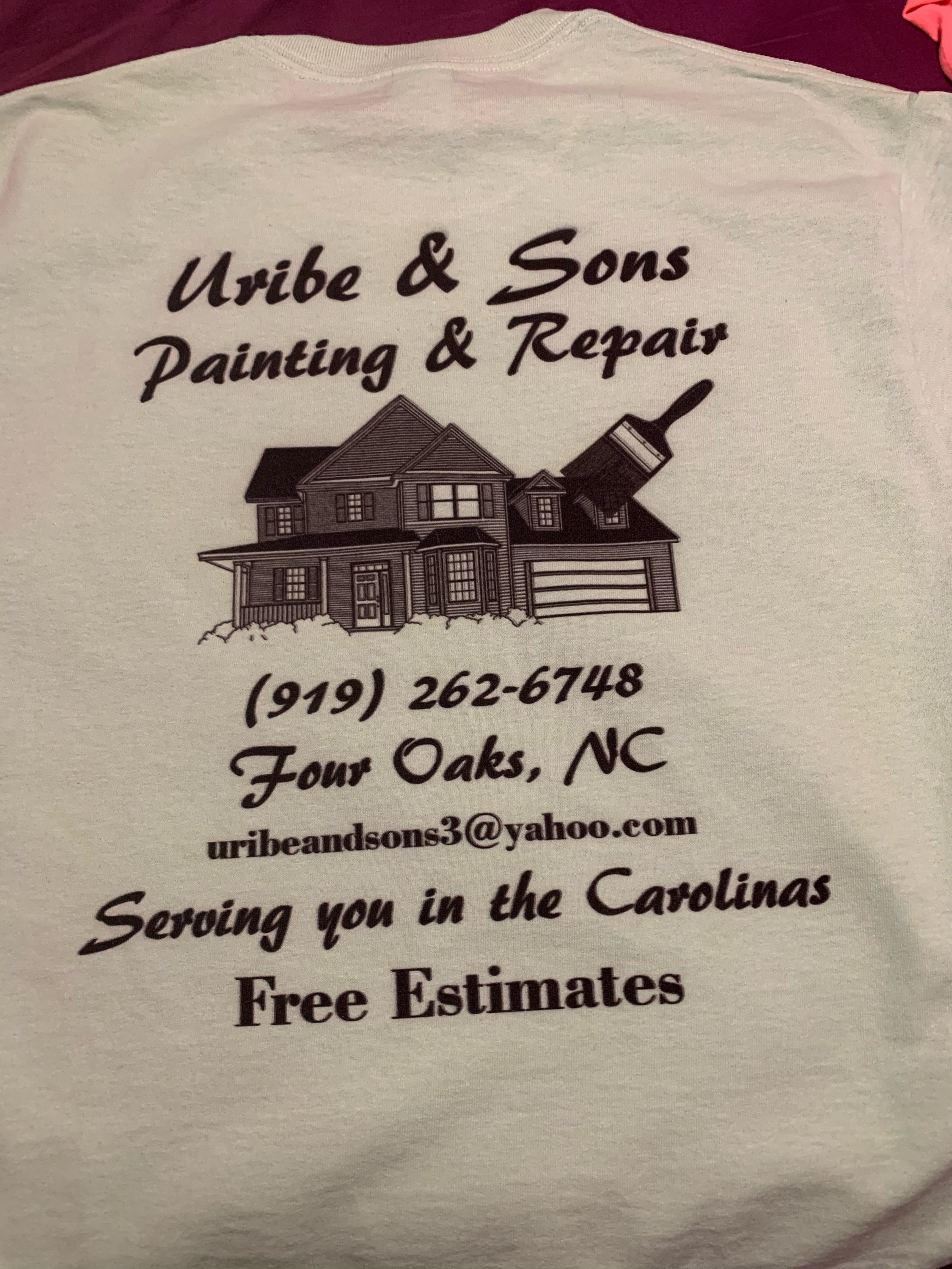 Uribe and Sons Painting and Repair Logo