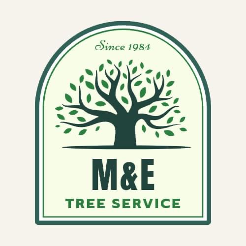 M & E Tree Service Logo