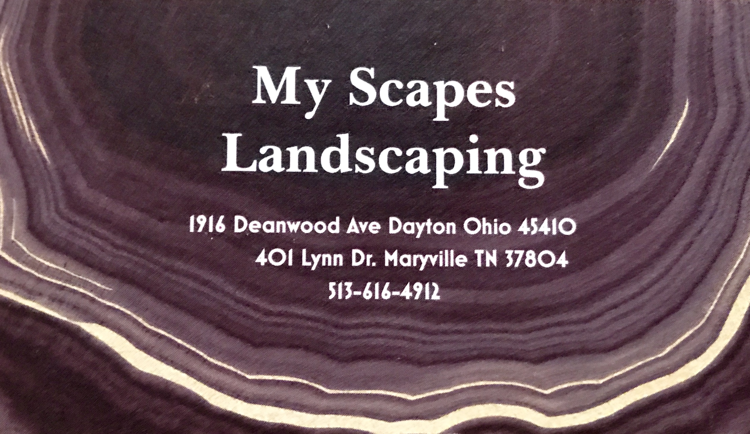 My Scapes Landscaping Logo