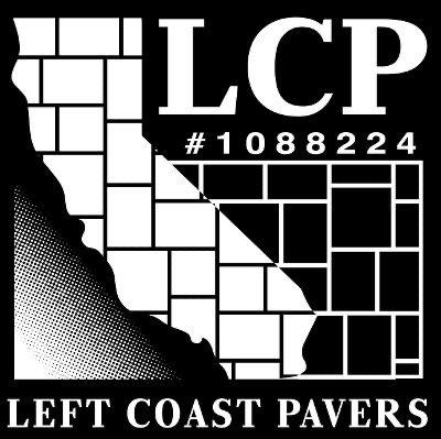 Left Coast Concrete Paver Logo