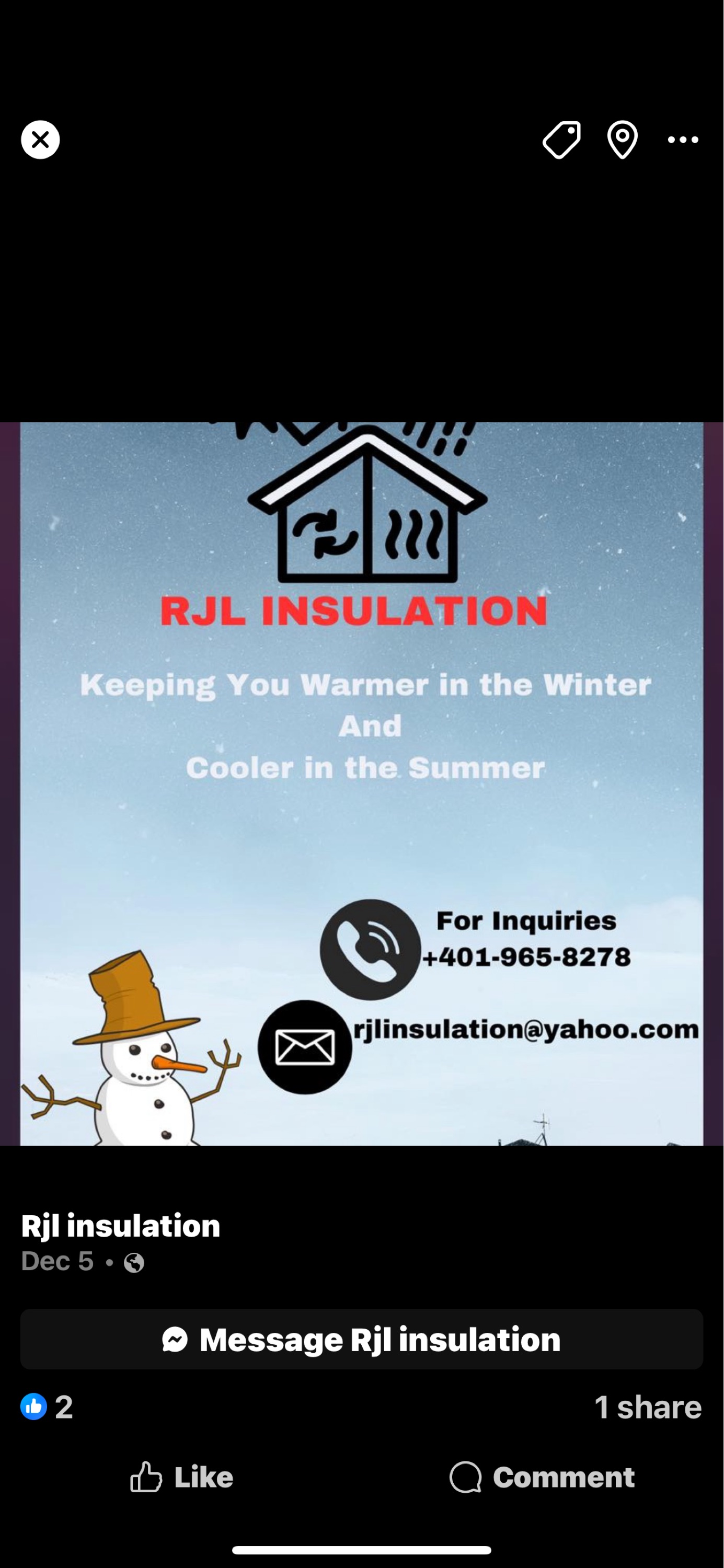 RJL Insulation Logo