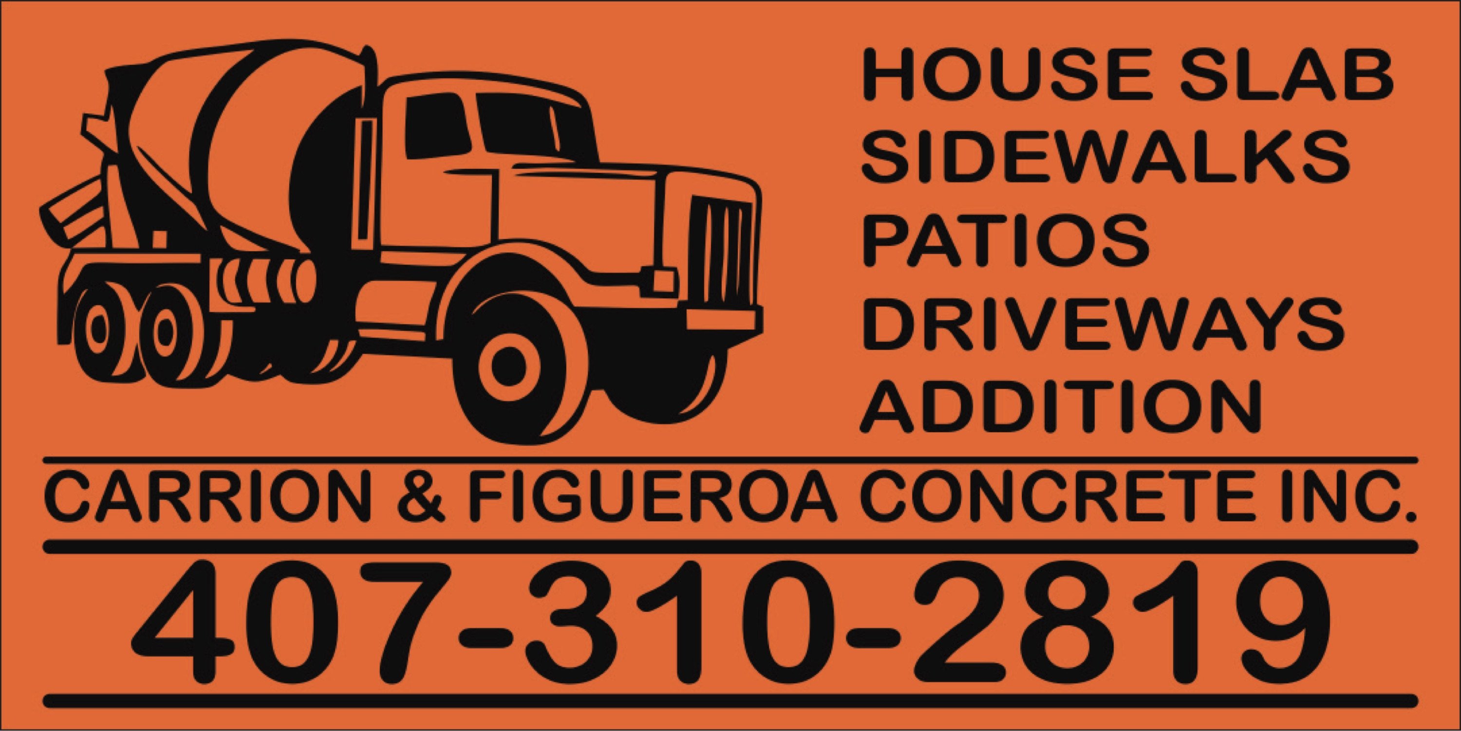 Carrion & Figueroa Concrete, Inc. Logo