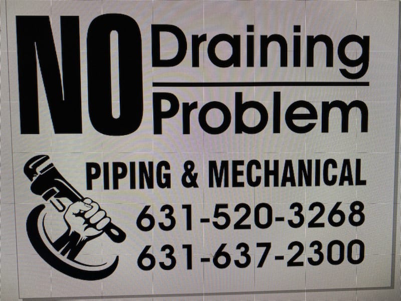 No Drainage No Problem Logo
