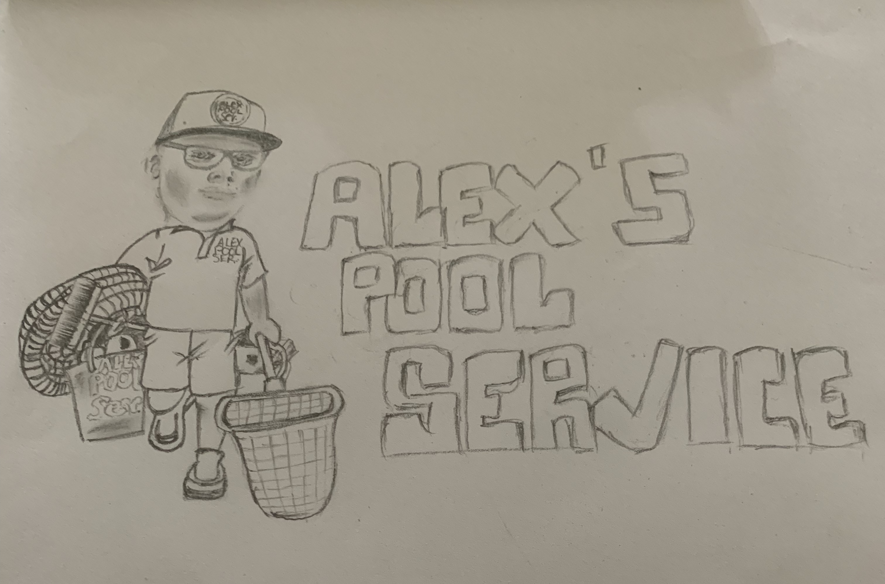 Alex's Pool Service - Unlicensed Contractor Logo